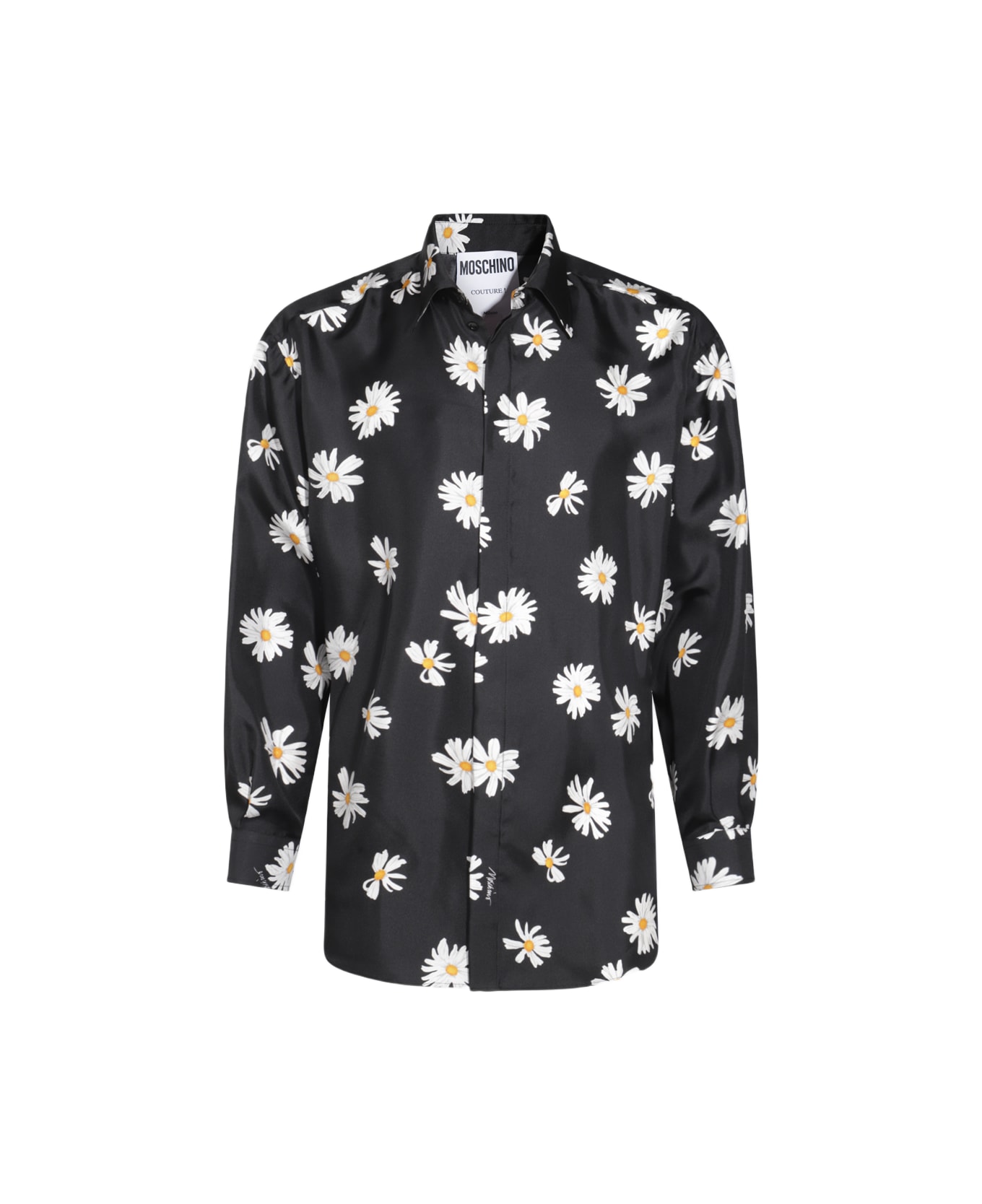 Moschino Black Silk Shirt - Black