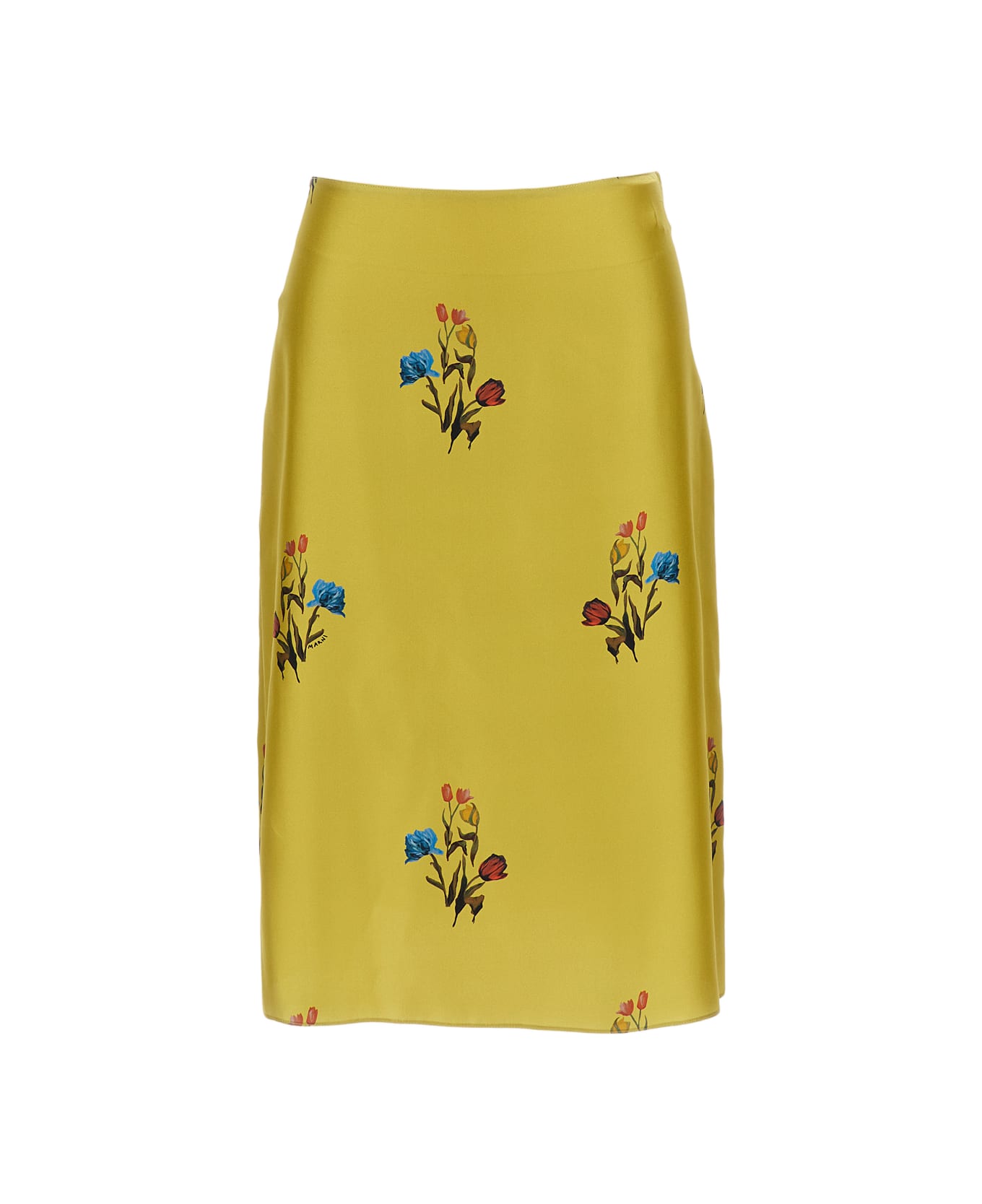 Marni Midi Skirt - Yellow