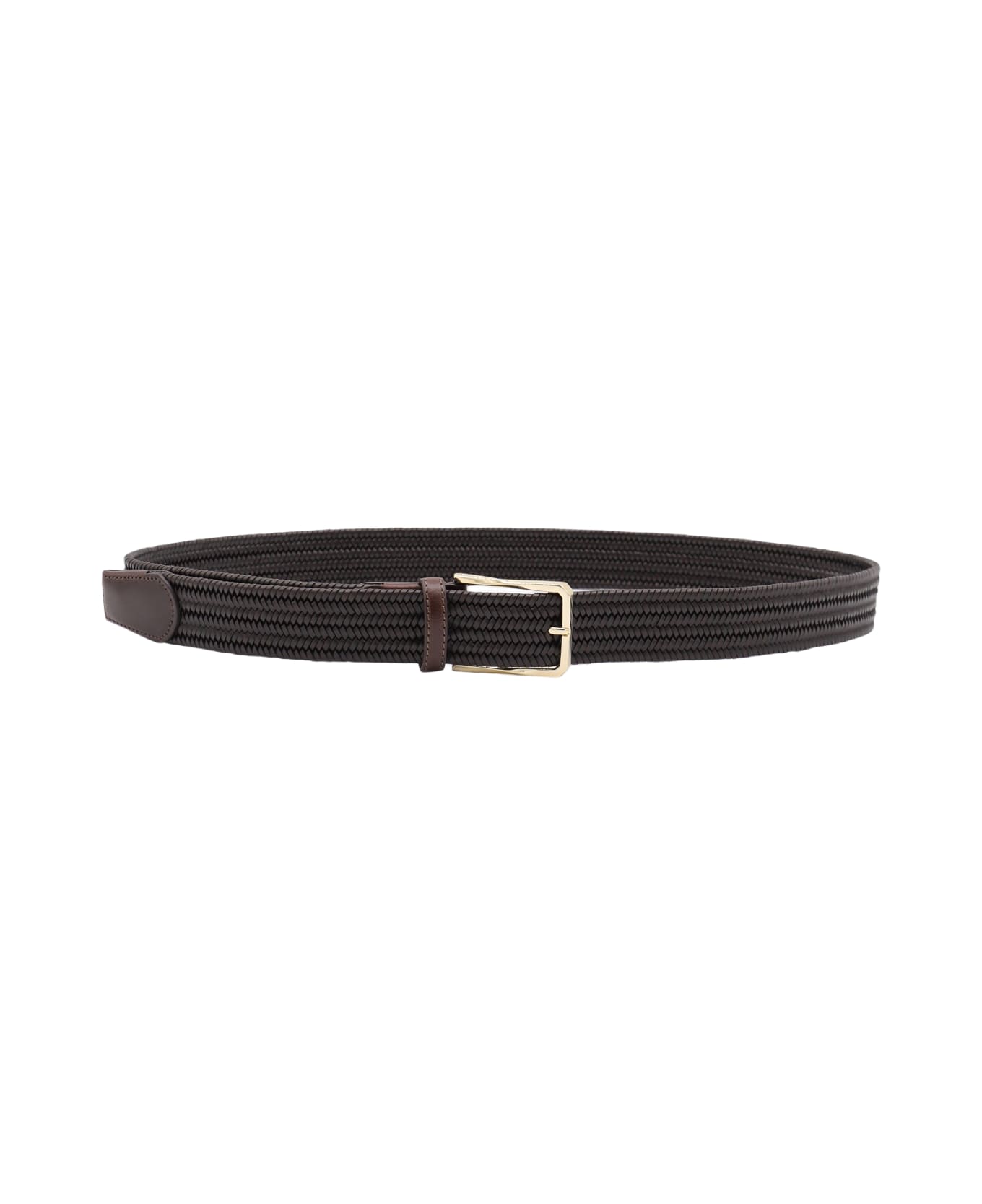 Canali Brown Leather Belt