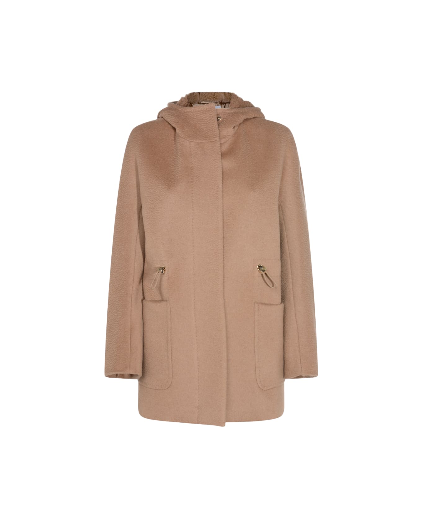 Max Mara Camel Wool Giuda Coat - Camel