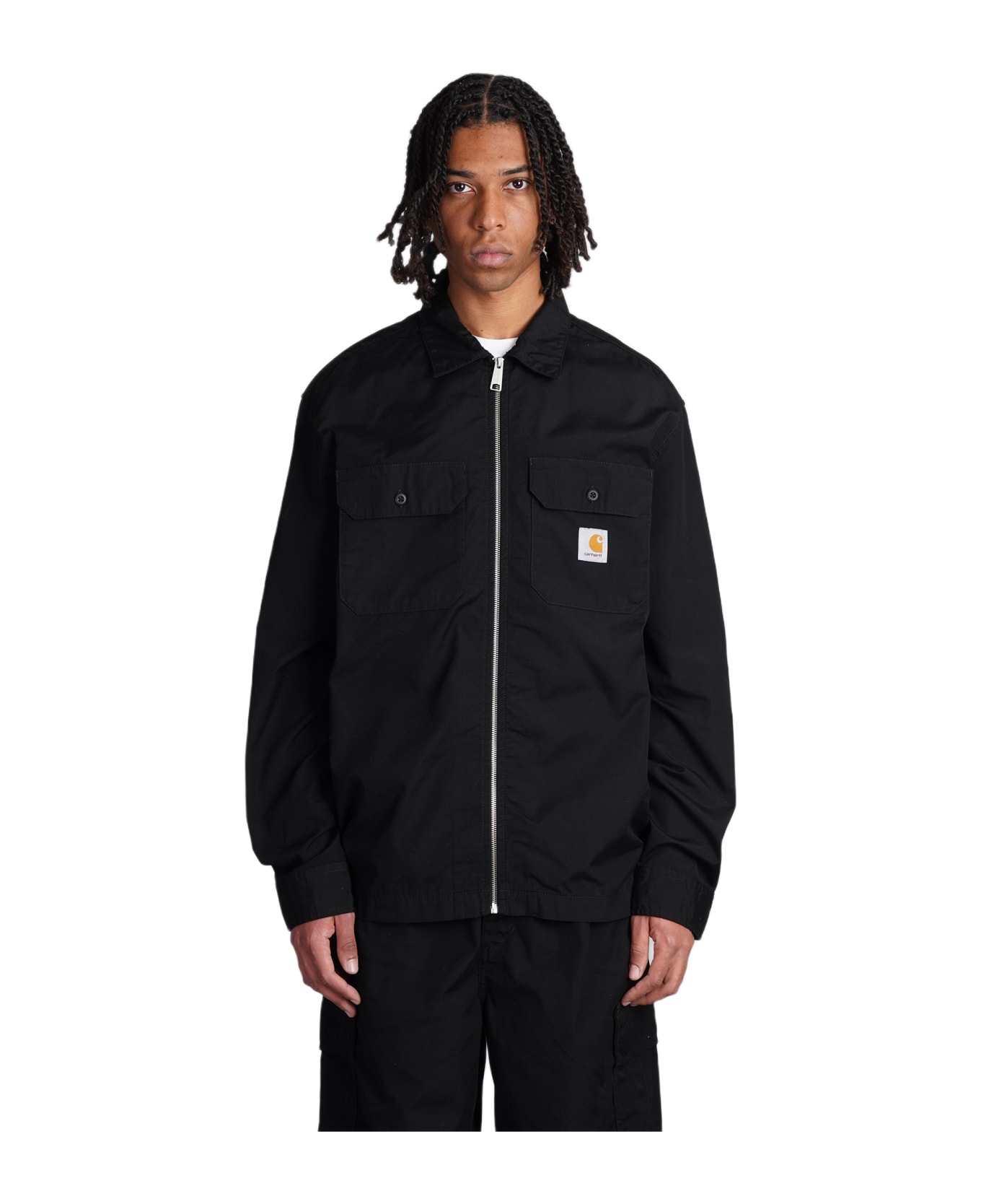 Carhartt Shirt In Black Cotton - black