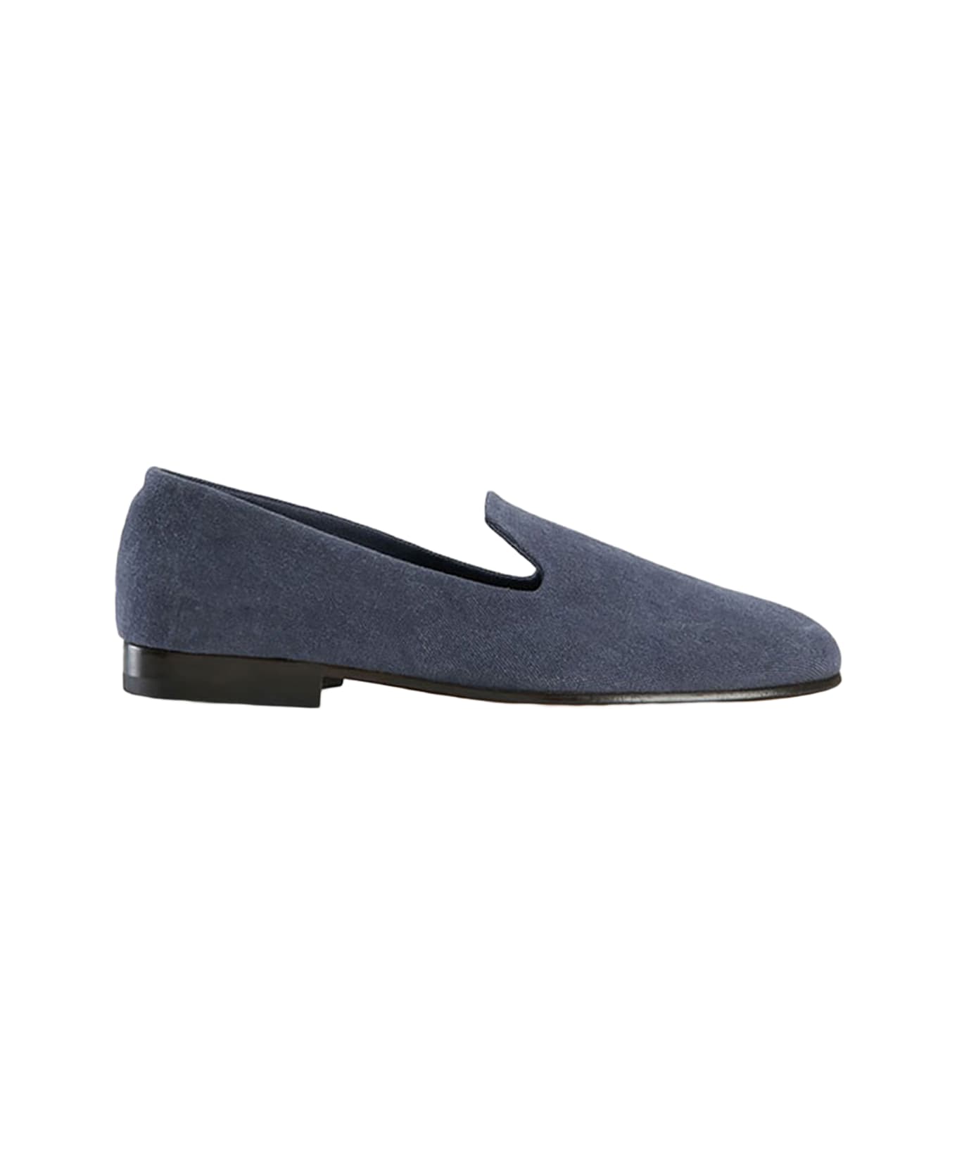 CB Made in Italy Cotton Canvas Slip-on Positano - Blue