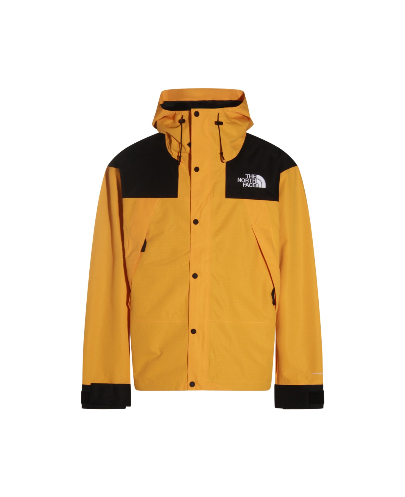The North Face Yellow And Black Casual Jacket - SUMMIT GOLD