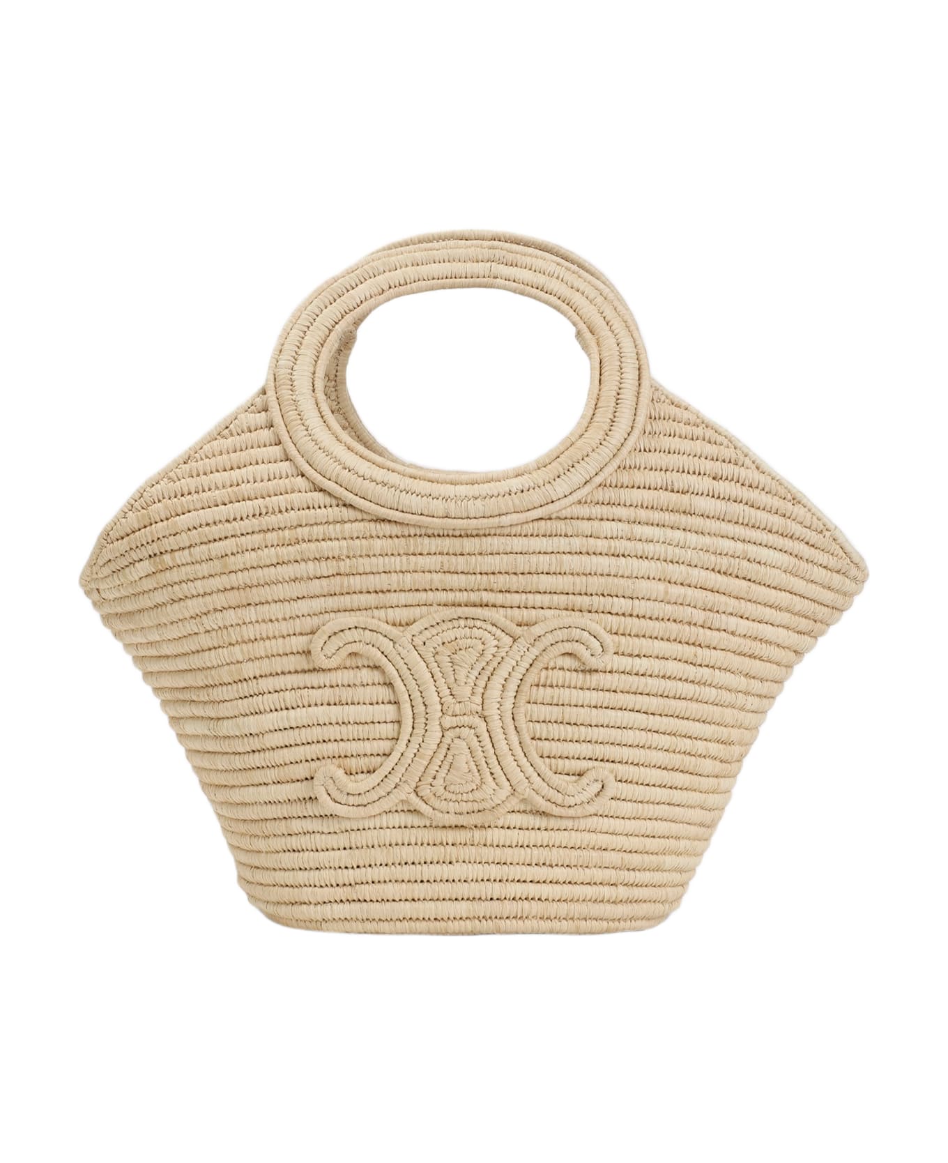 Celine Braided Panier Shoulder Bag - Vg Natural