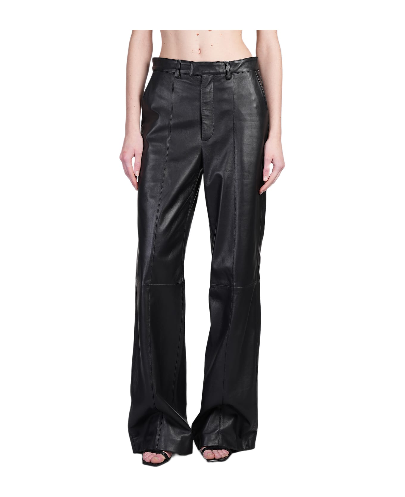 Giuseppe di Morabito Pants In Black Leather - black