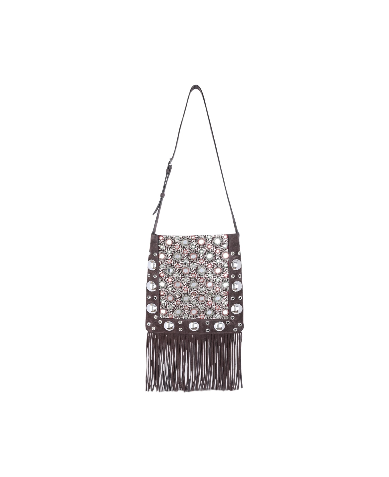 Valentino Garavani Brown Nellcote Shoulder Bag - TOBACCO