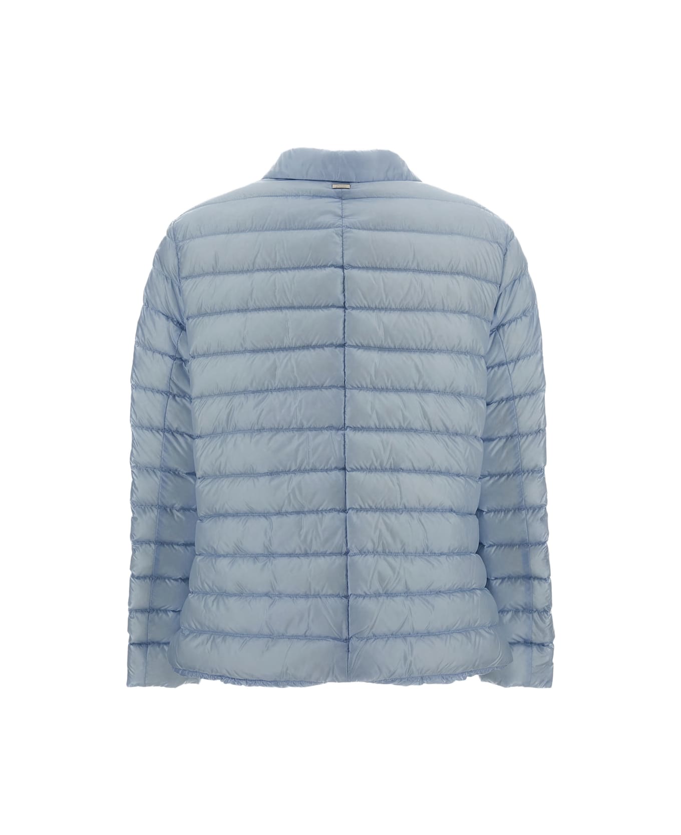 Herno Button-up Down Jacket - Clear Blue