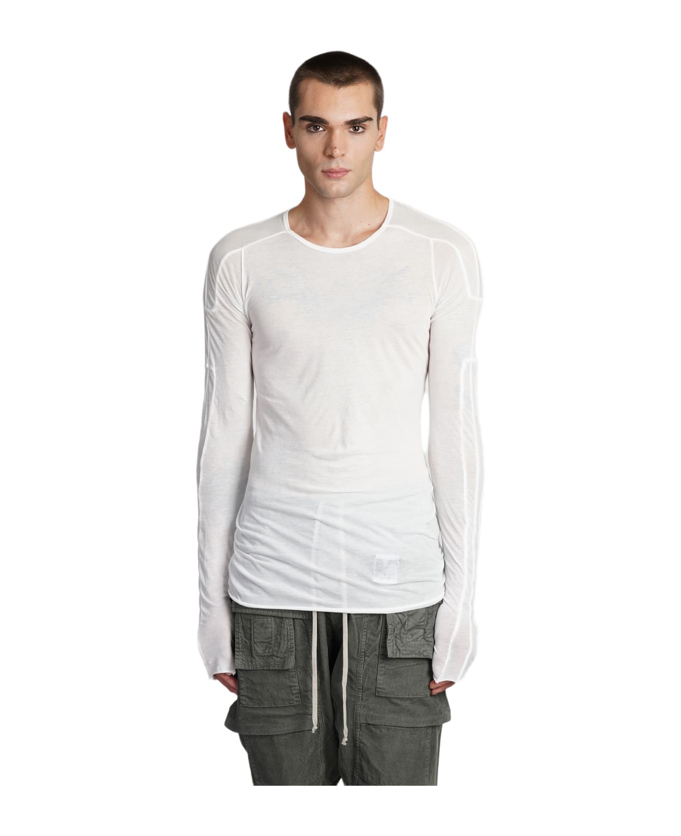 DRKSHDW Long Sleeve T-shirt - White