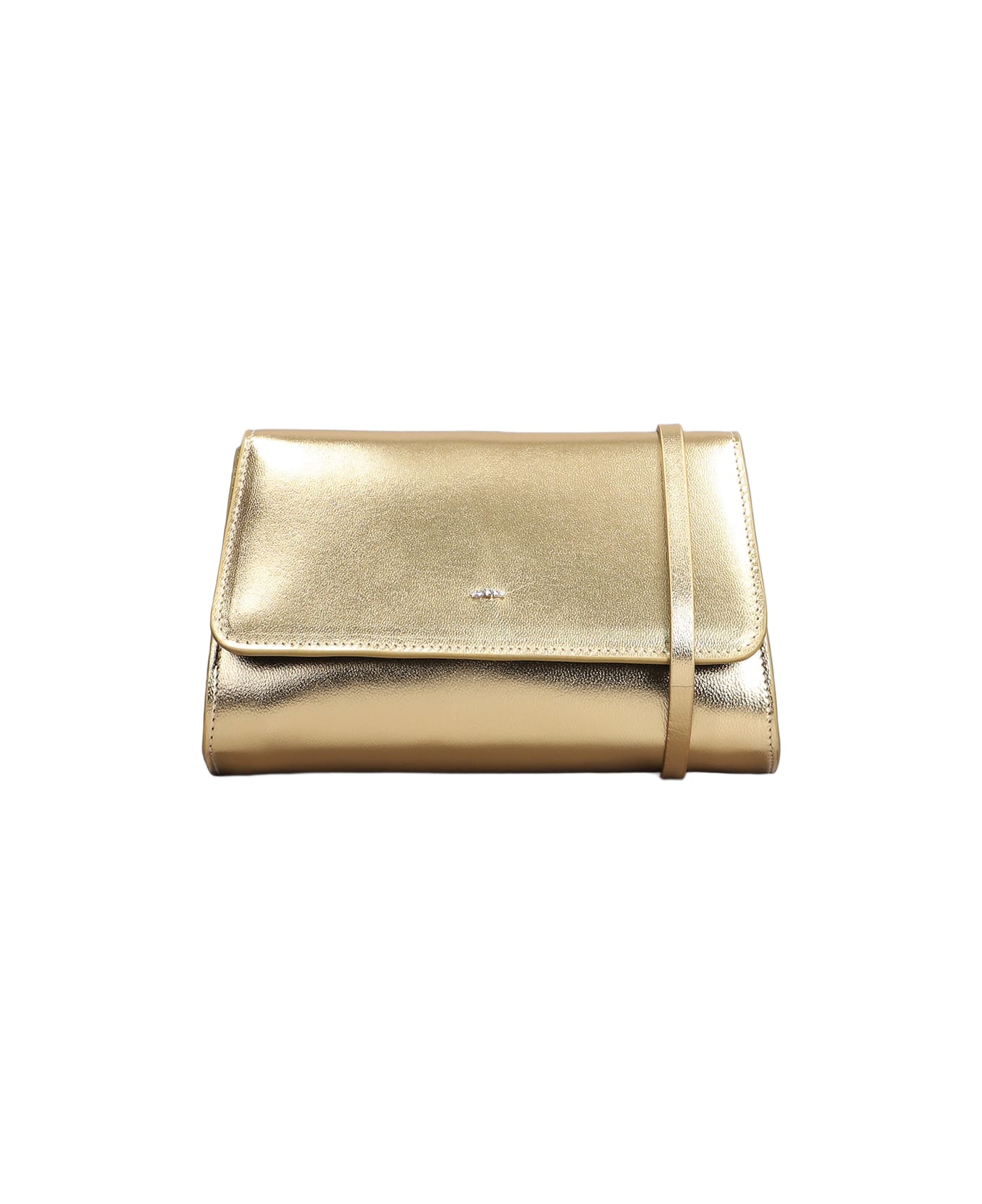 Giuseppe Zanotti Cleopatra Clutch In Gold Leather - gold