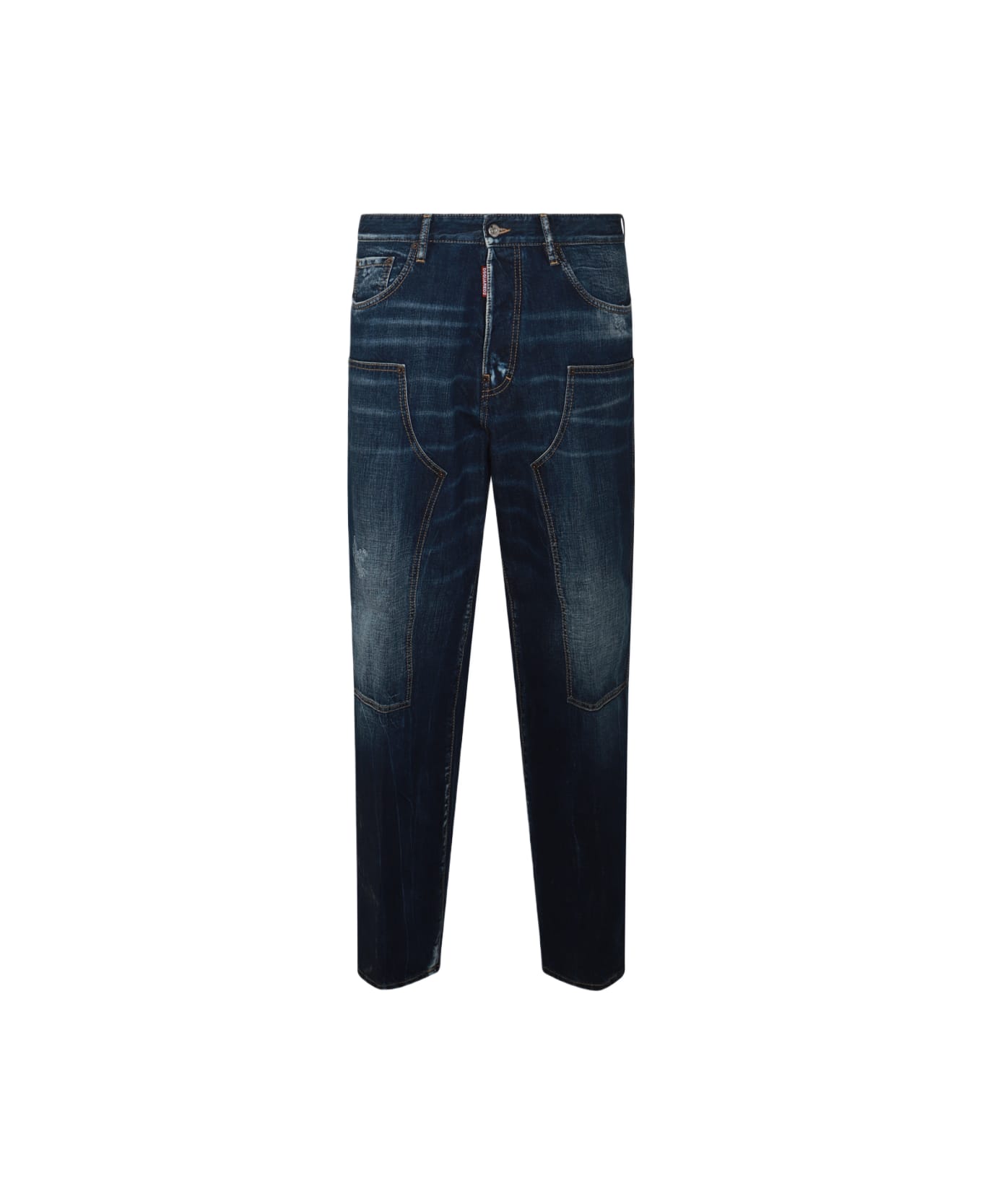 Dsquared2 Blue Cotton Denim Jeans