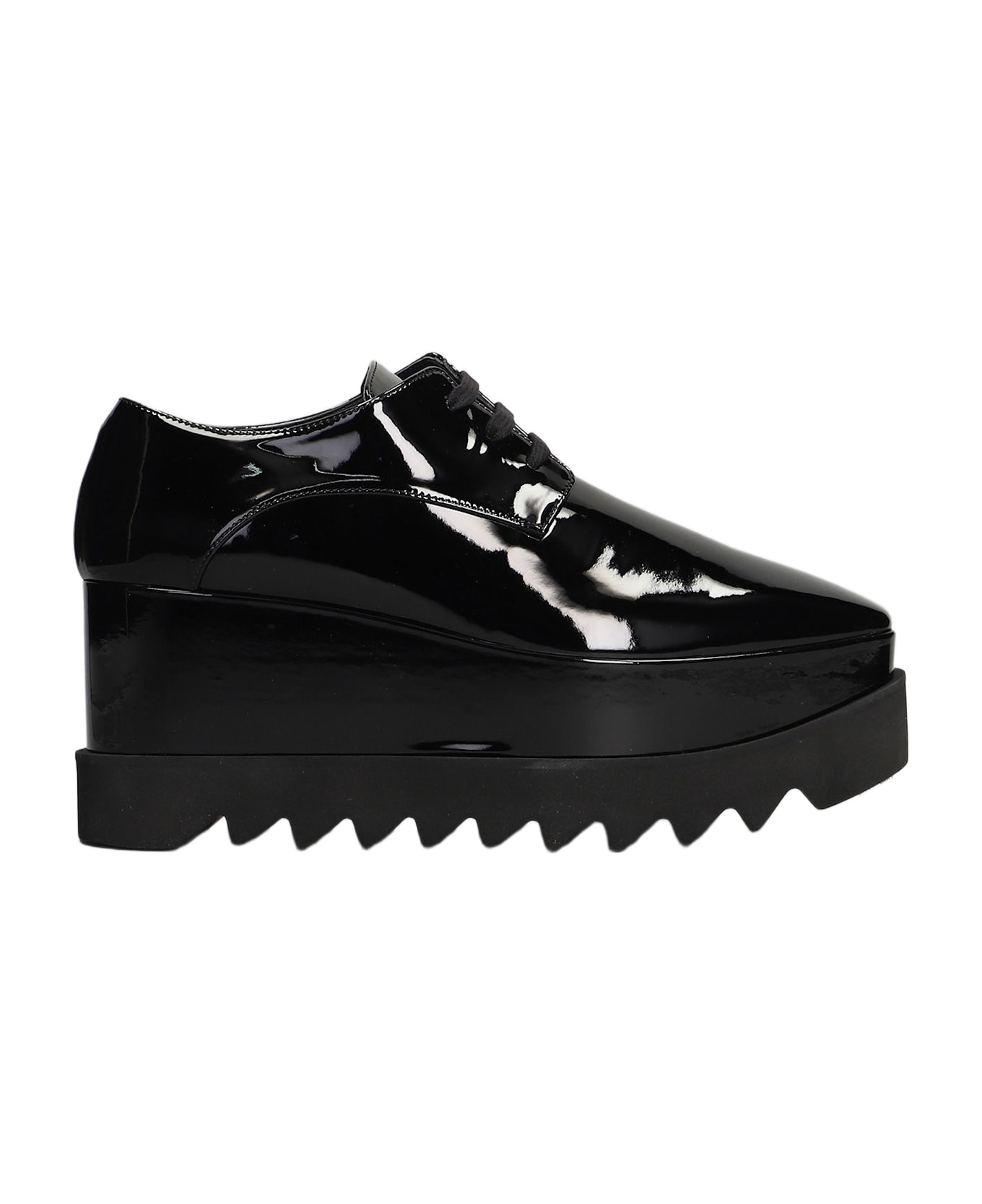 Stella McCartney Elyse Sneakers In Black Polyuretan - black
