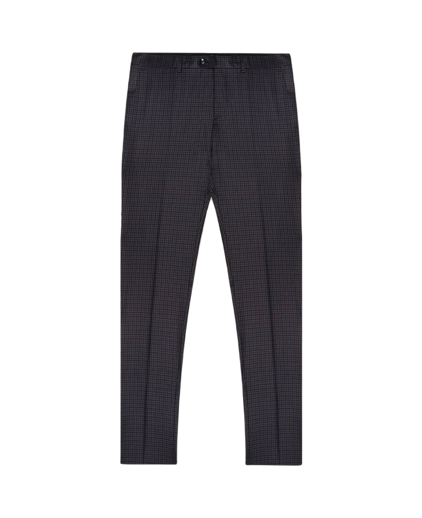 Larusmiani Velvet Trousers Howard Pants - Navy