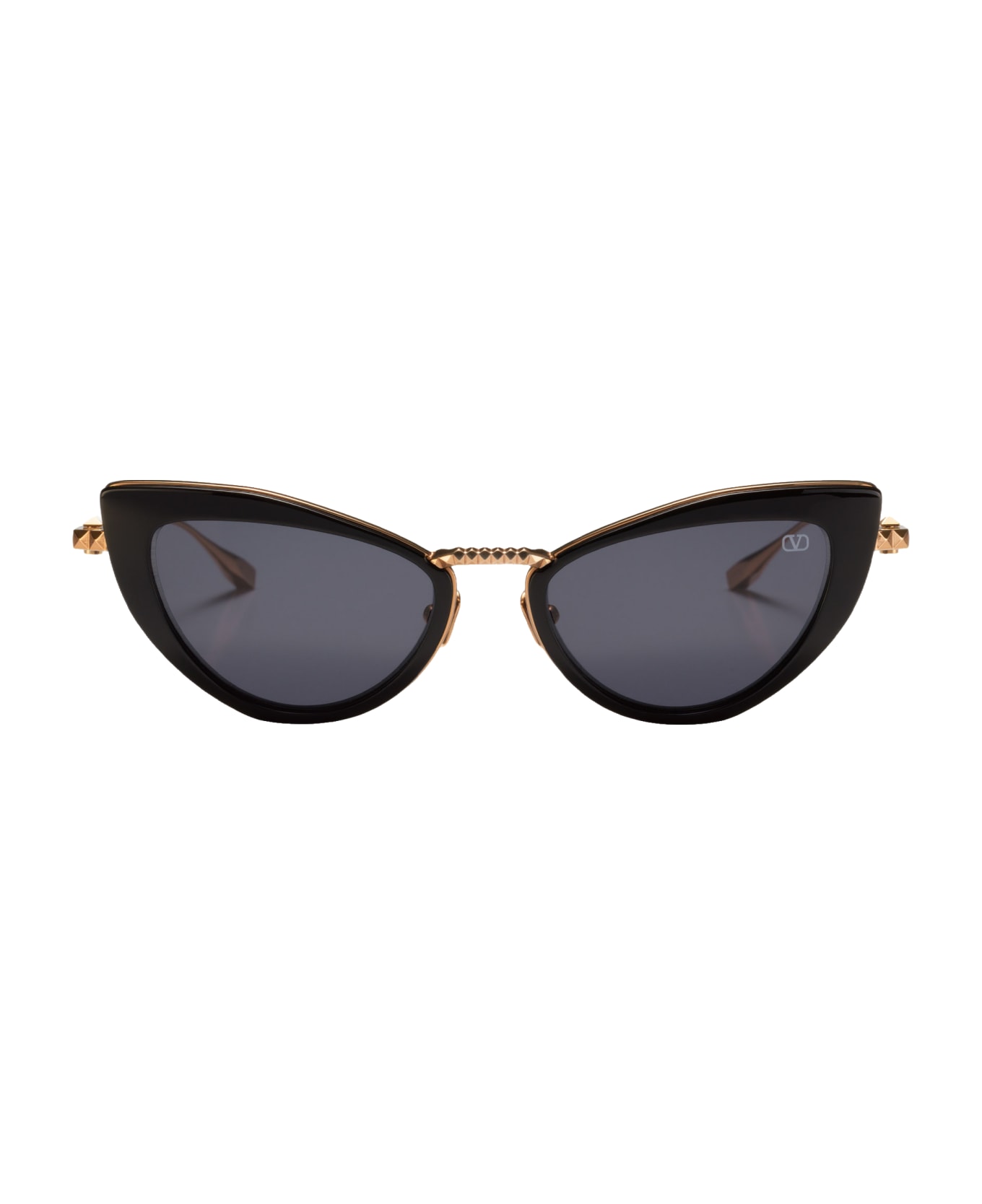 Valentino Eyewear Viii - fendi Gold / Black Sunglasses - Black/fendi gold
