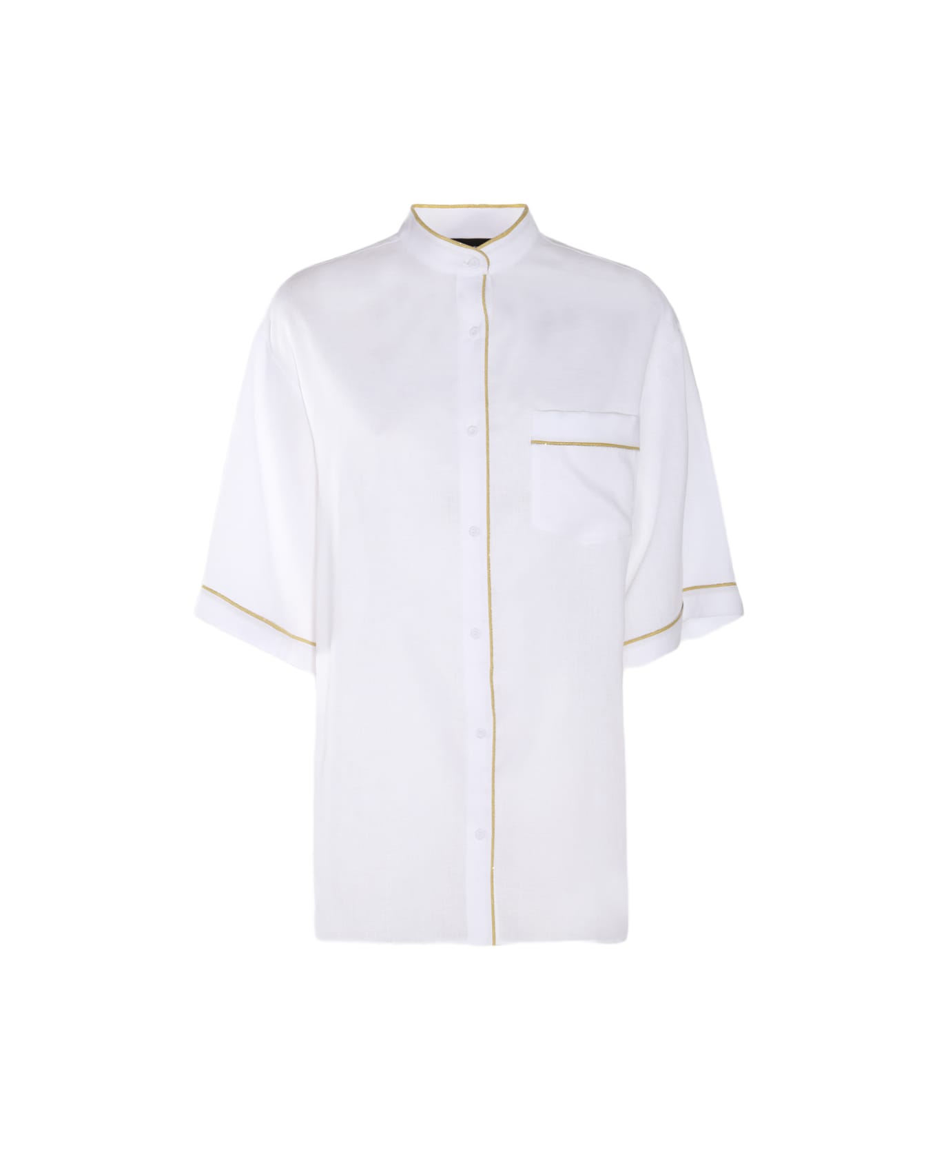 Fabiana Filippi White Cotton Shirt - White