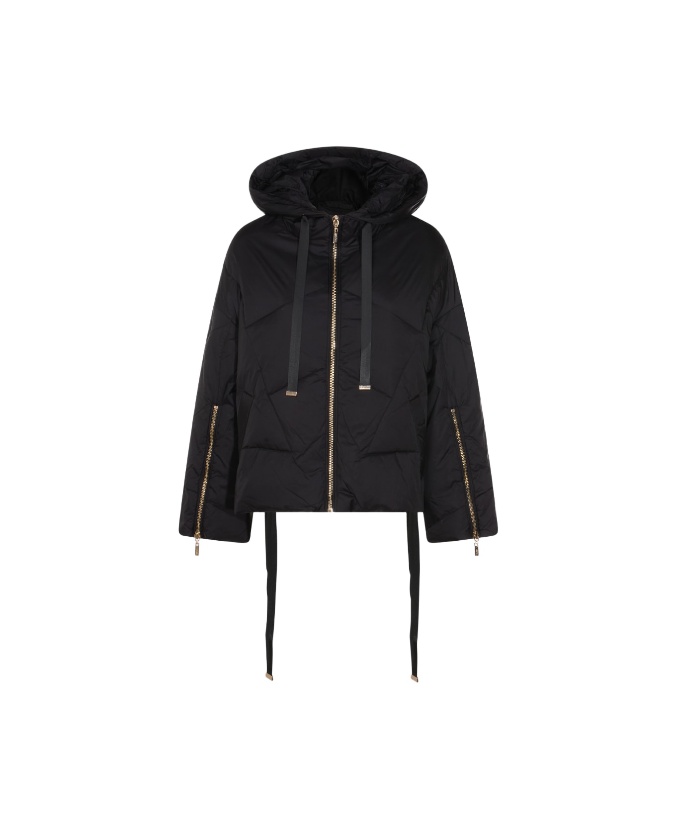 TwinSet Black Down Jacket - Black