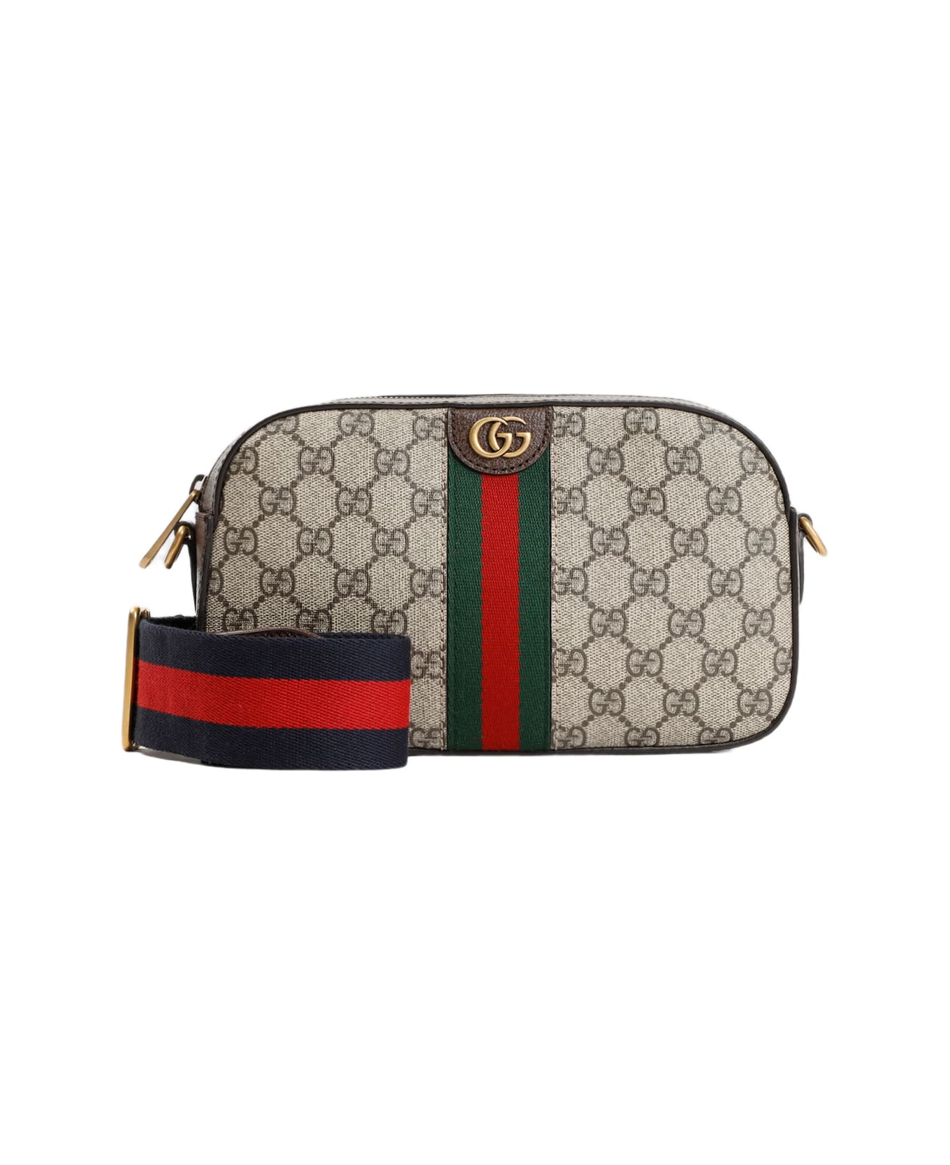 Gucci Ophidia Gg Shoulder Bag - Beige