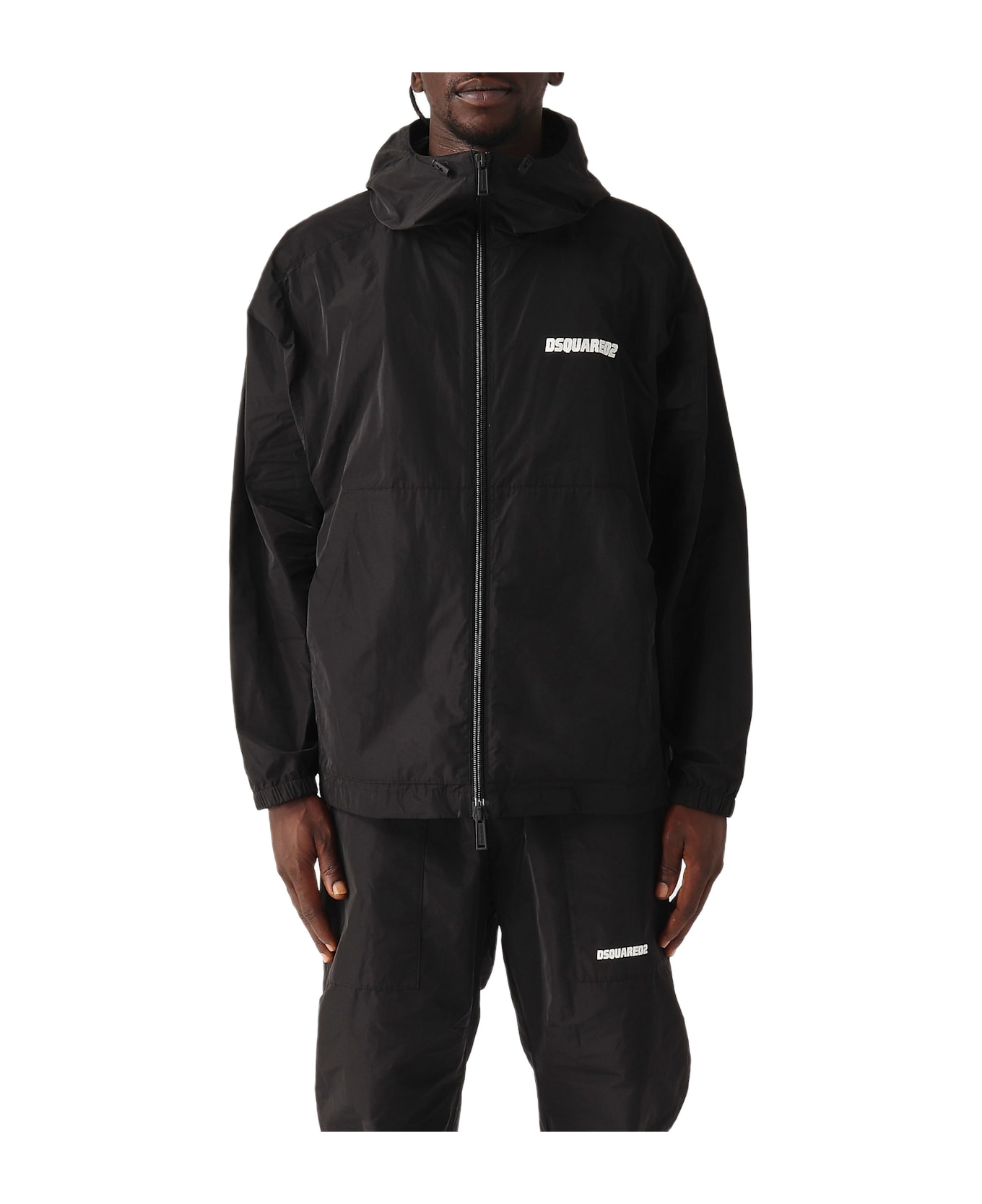 Dsquared2 Kaban Urban Windbreaker Jacket - NERO