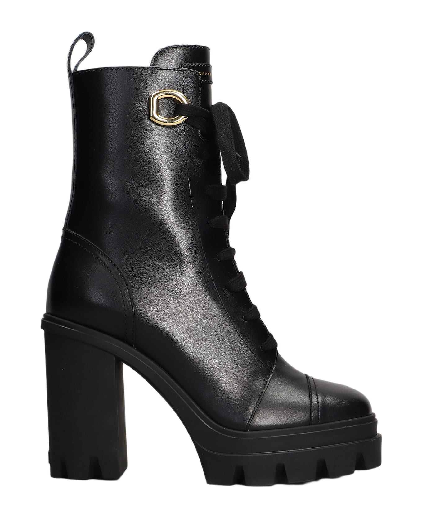 Giuseppe Zanotti Cubalibre Ankle Boots In Black Leather - black