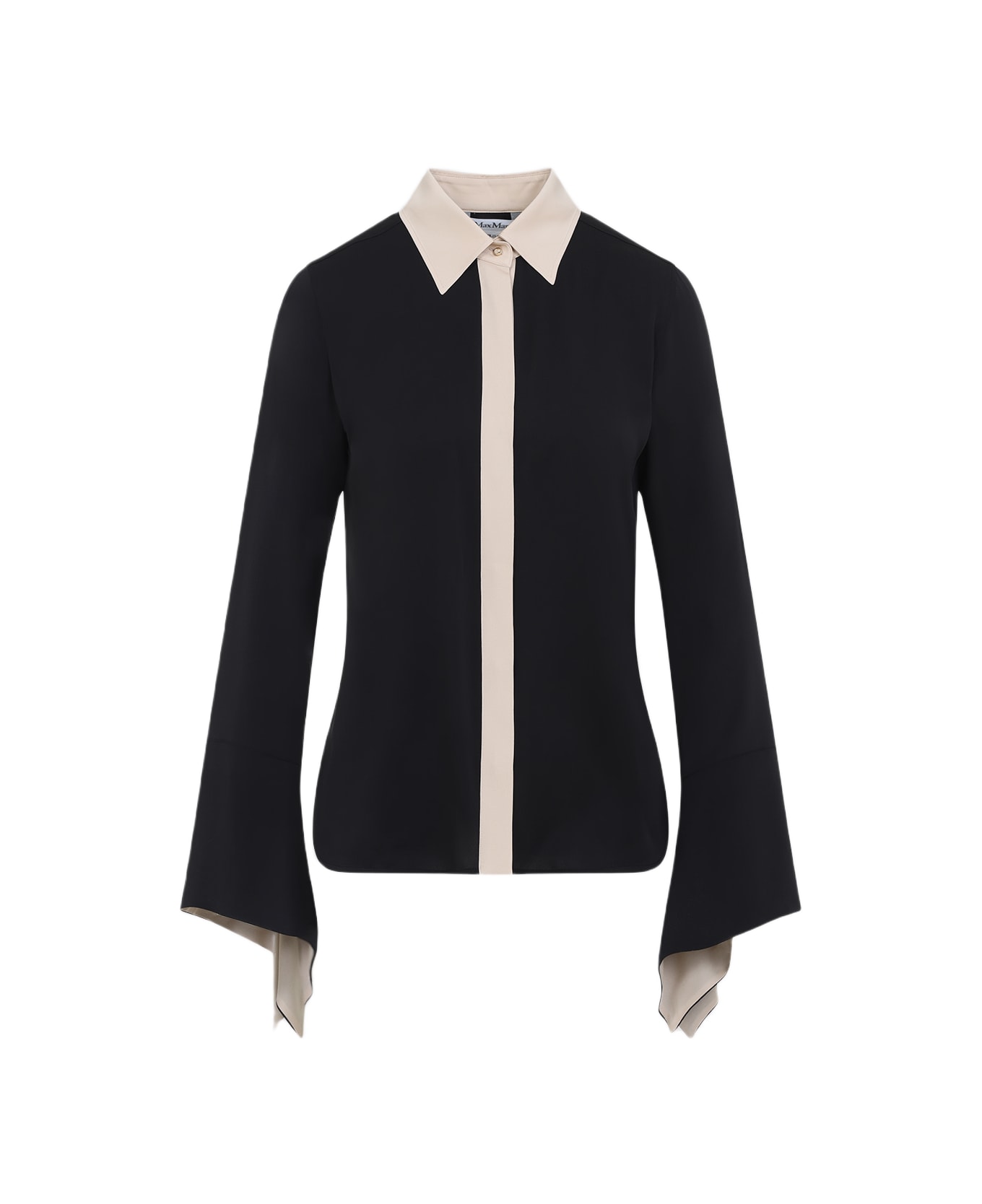 Max Mara Pio Bicolor Shirt - Nero