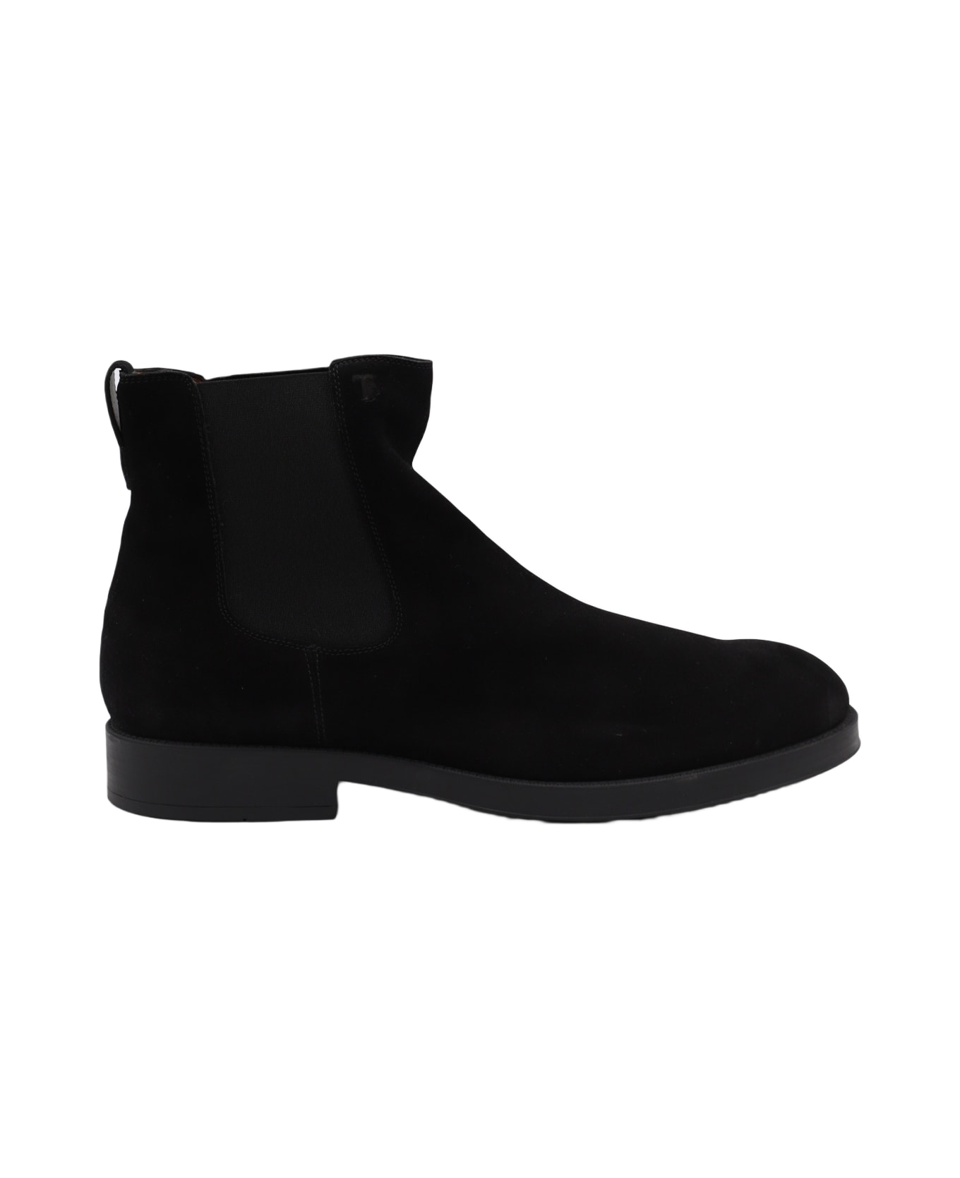 Tod's Black Leather Boots - Black
