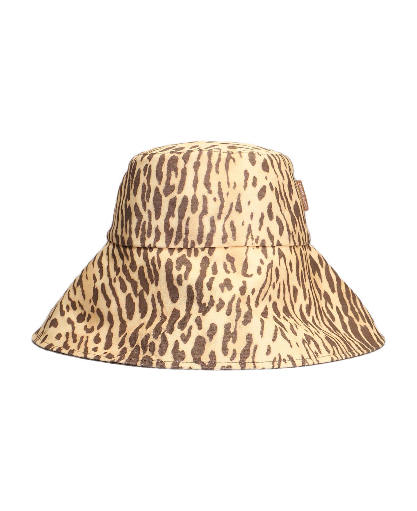 Zimmermann Hats In Animalier Linen - Animalier 帽子