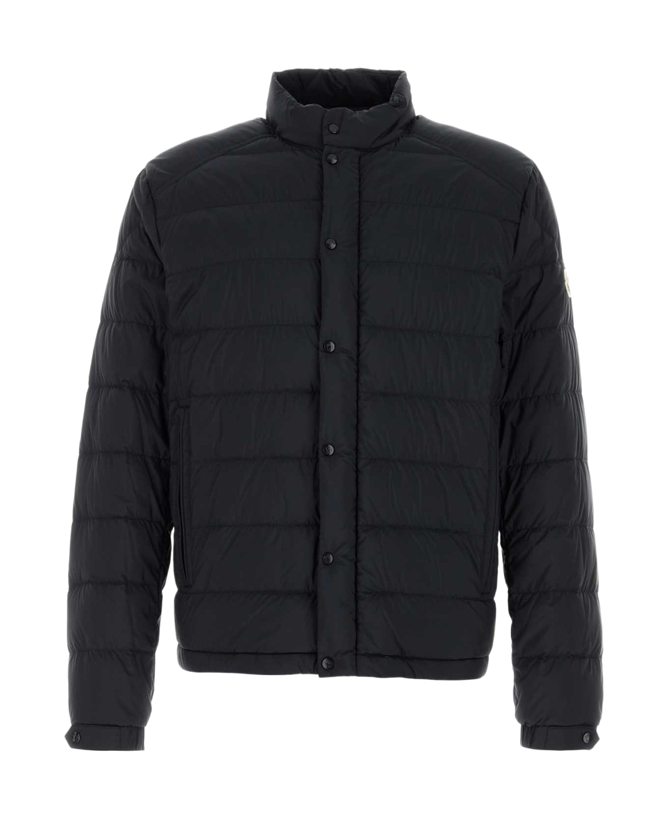 Moncler Midnight Blue Nylon Selves Down Jacket