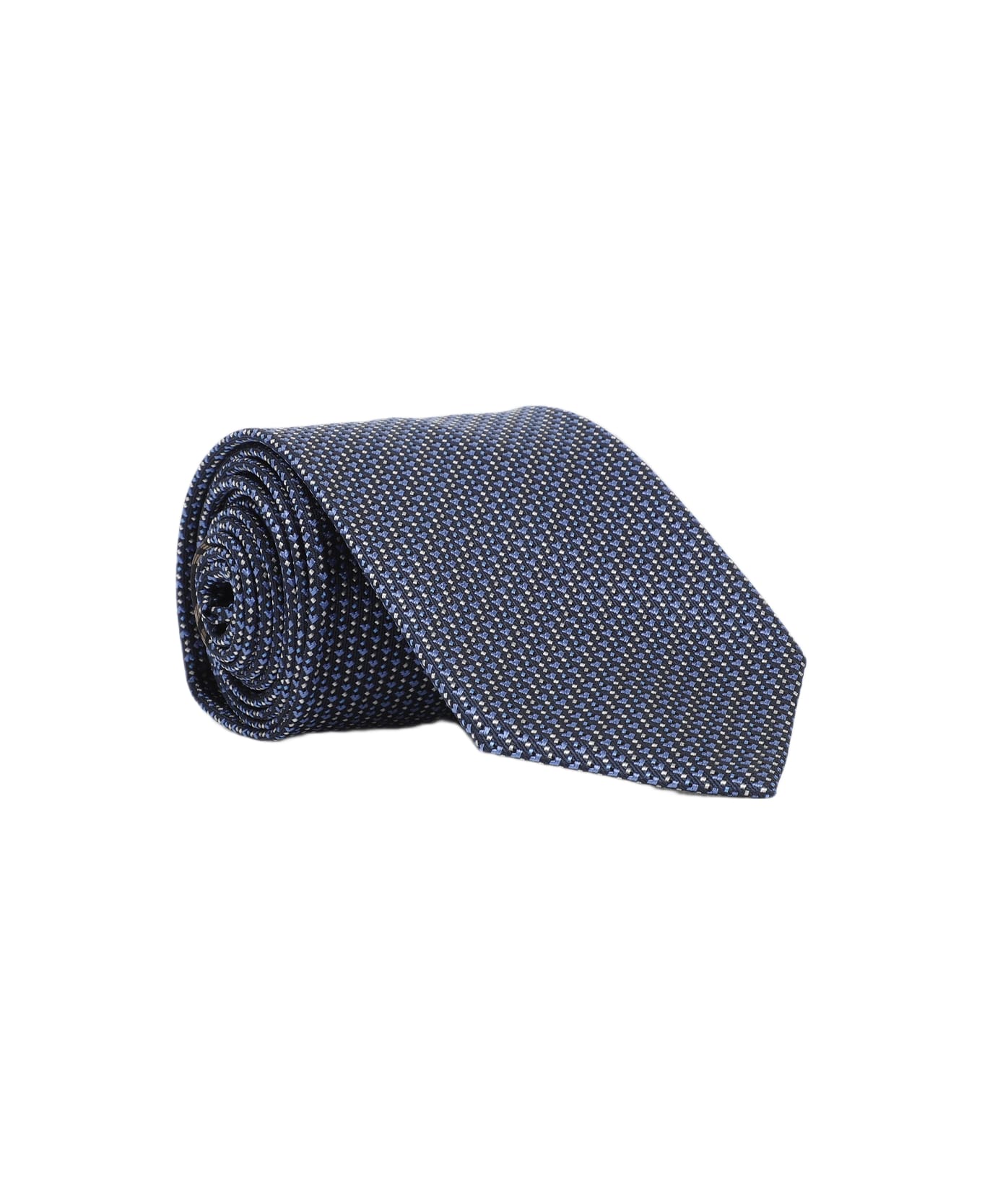 Brioni Tie - Black Bluette