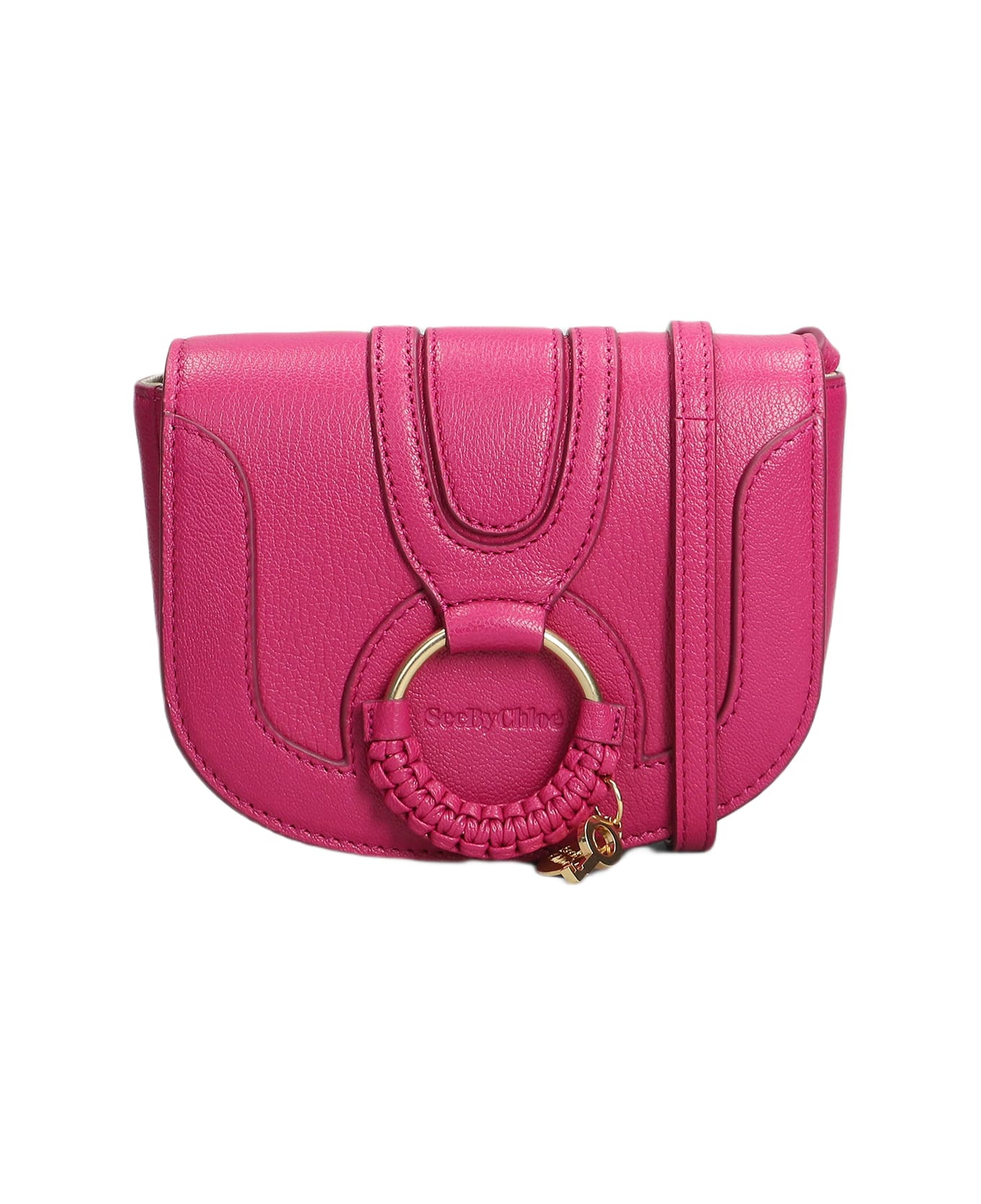 See by Chloé Hana Mini Shoulder Bag In Fuxia Leather - fuxia