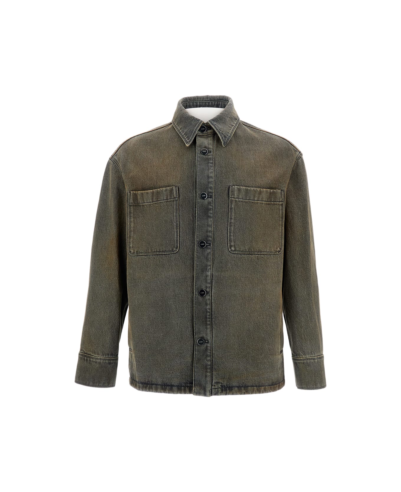 Fendi Heavy Cotton Shirt - Beige