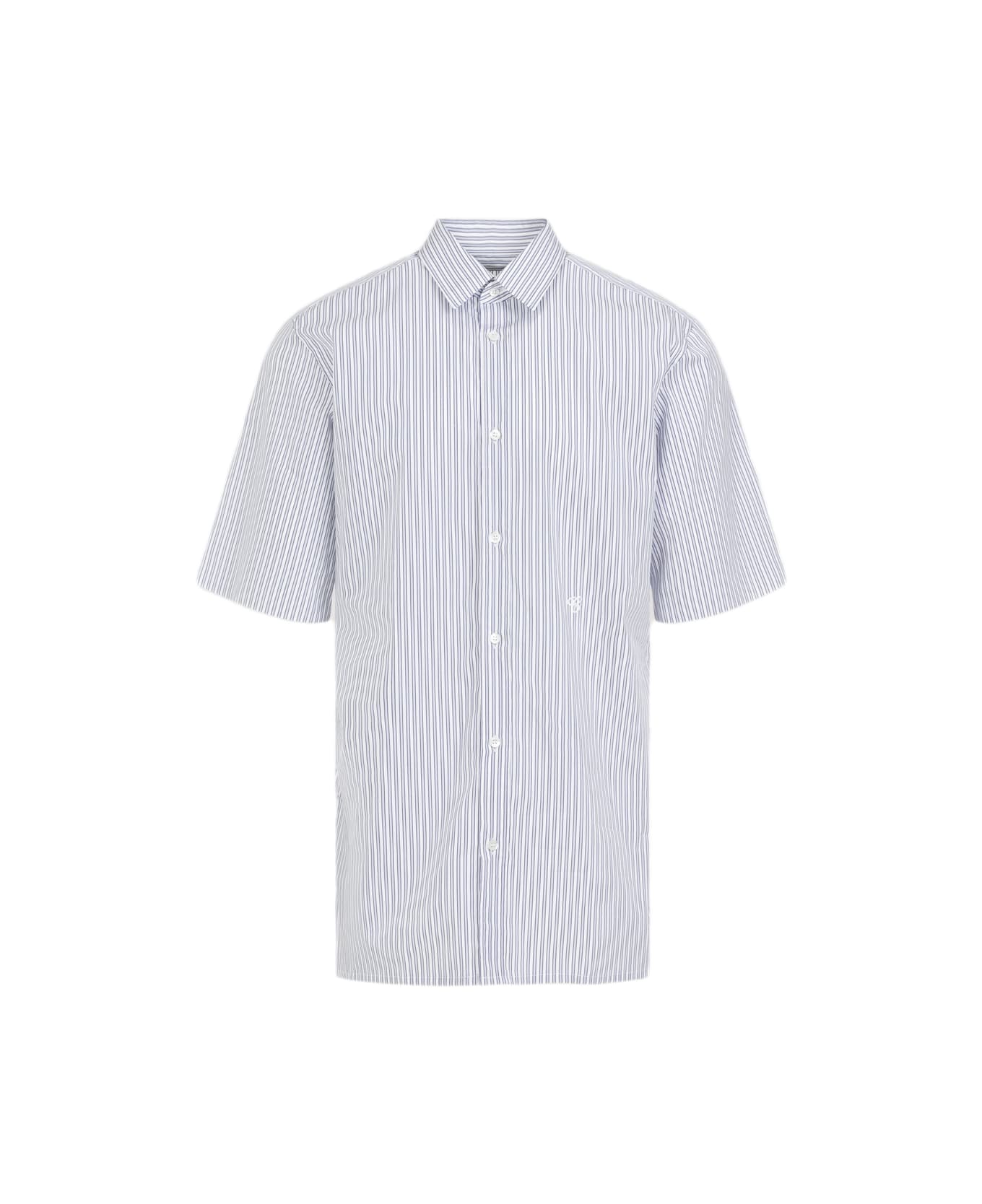 Maison Margiela Striped Shirt - F White Blue