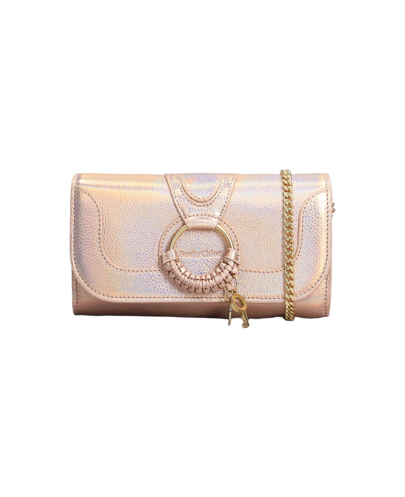 See by Chloé Hana Long Wallet In Rose-pink Leather - rose-pink