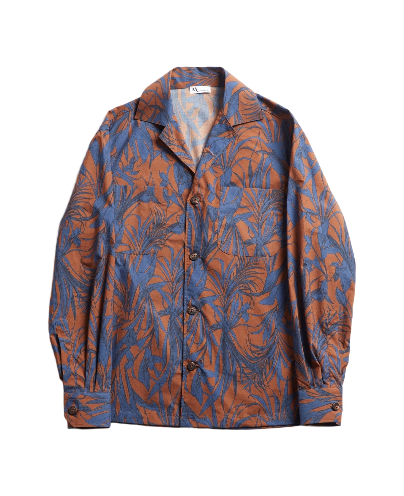 doppiaa Aabba Flower Print Overshirt
