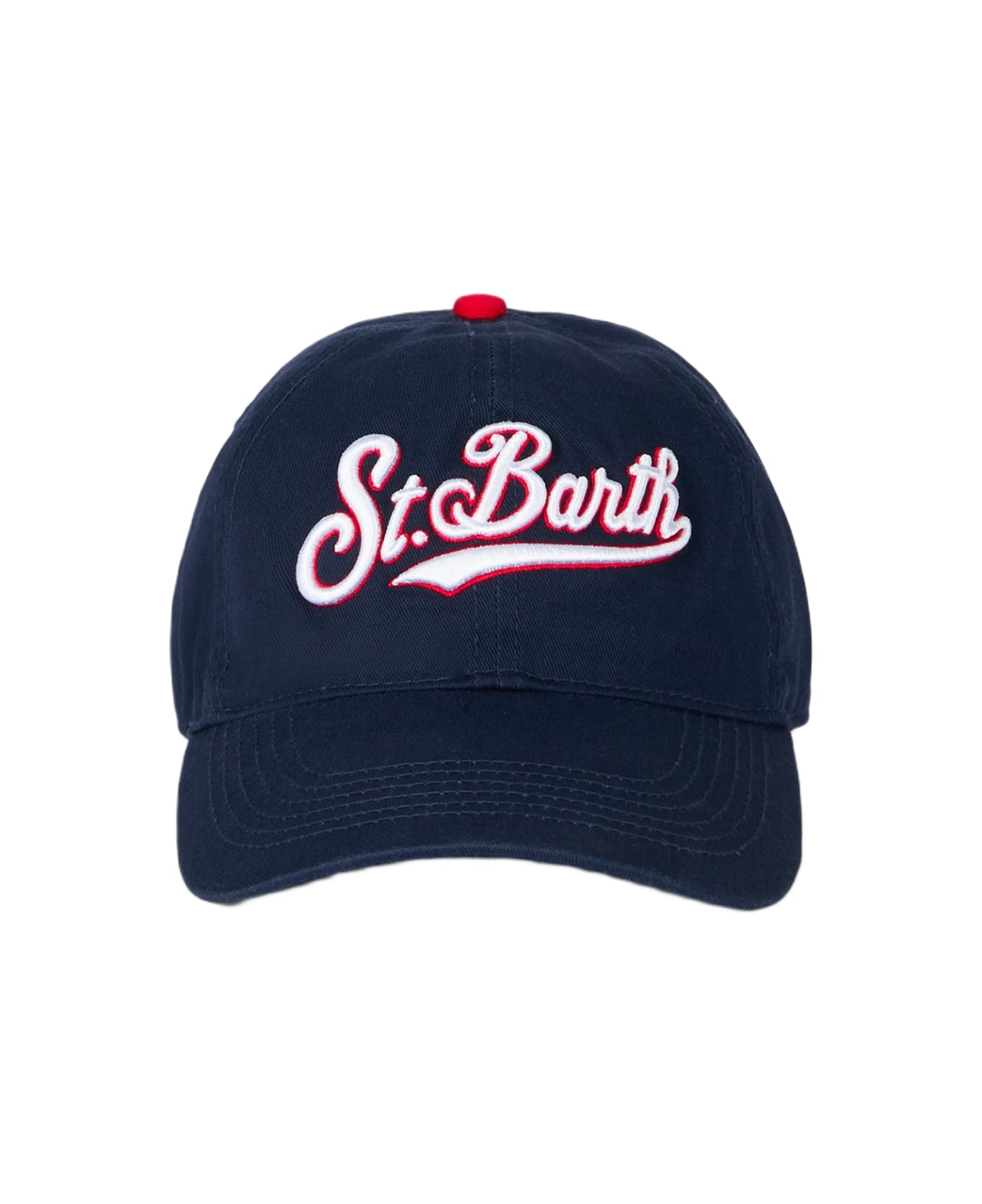 MC2 Saint Barth Baseball Cap With St. Barth Embroidery - BLUE