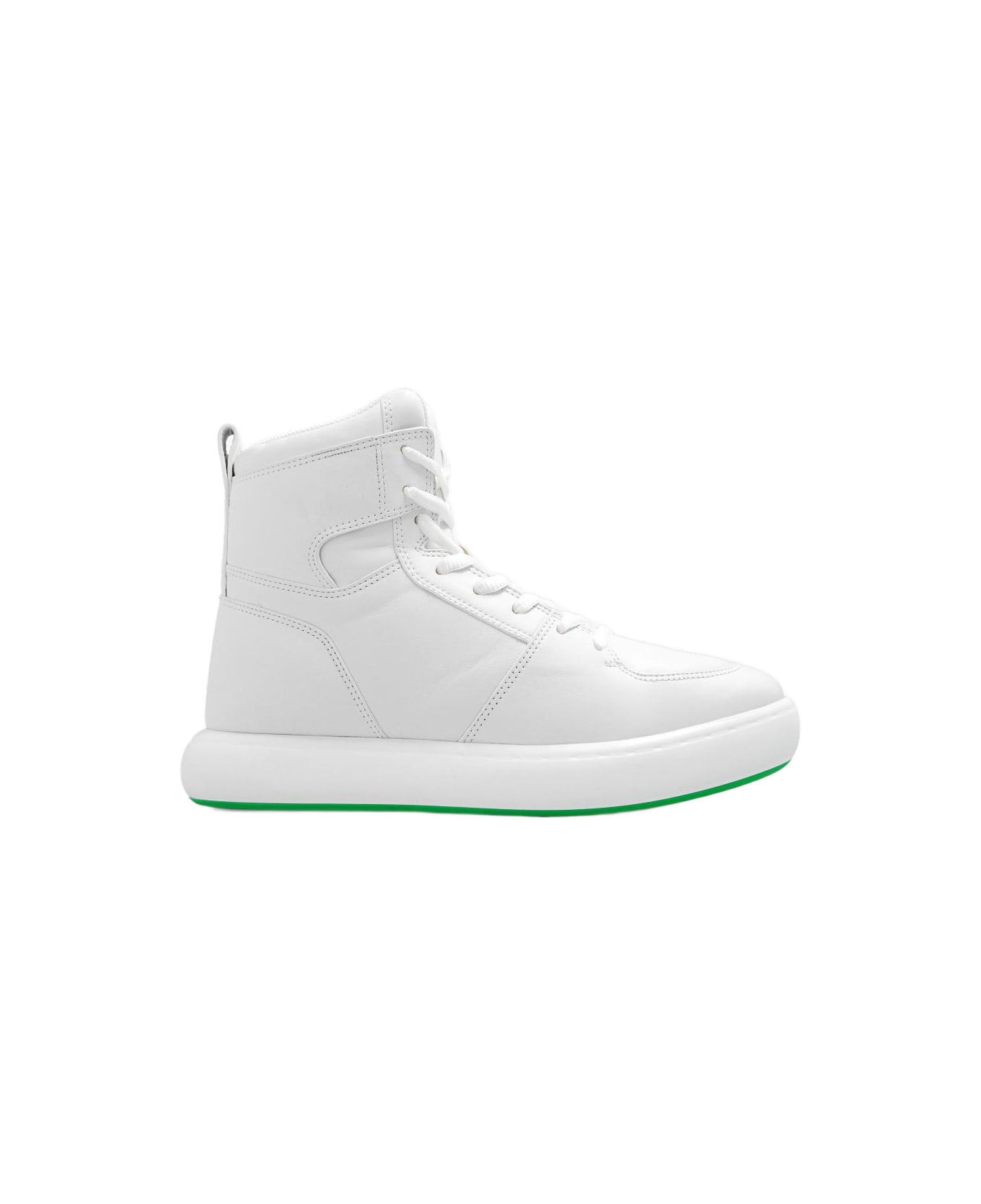 Bottega Veneta Sneakers With Logo - Optic White Parak