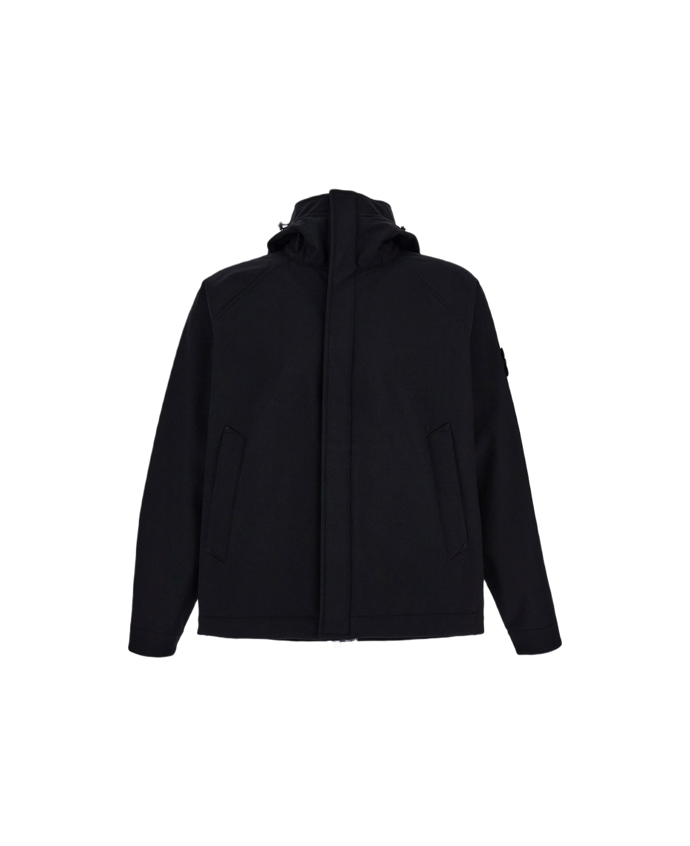 Stone Island Soft Shell E.dye® Technology Jacket - Black