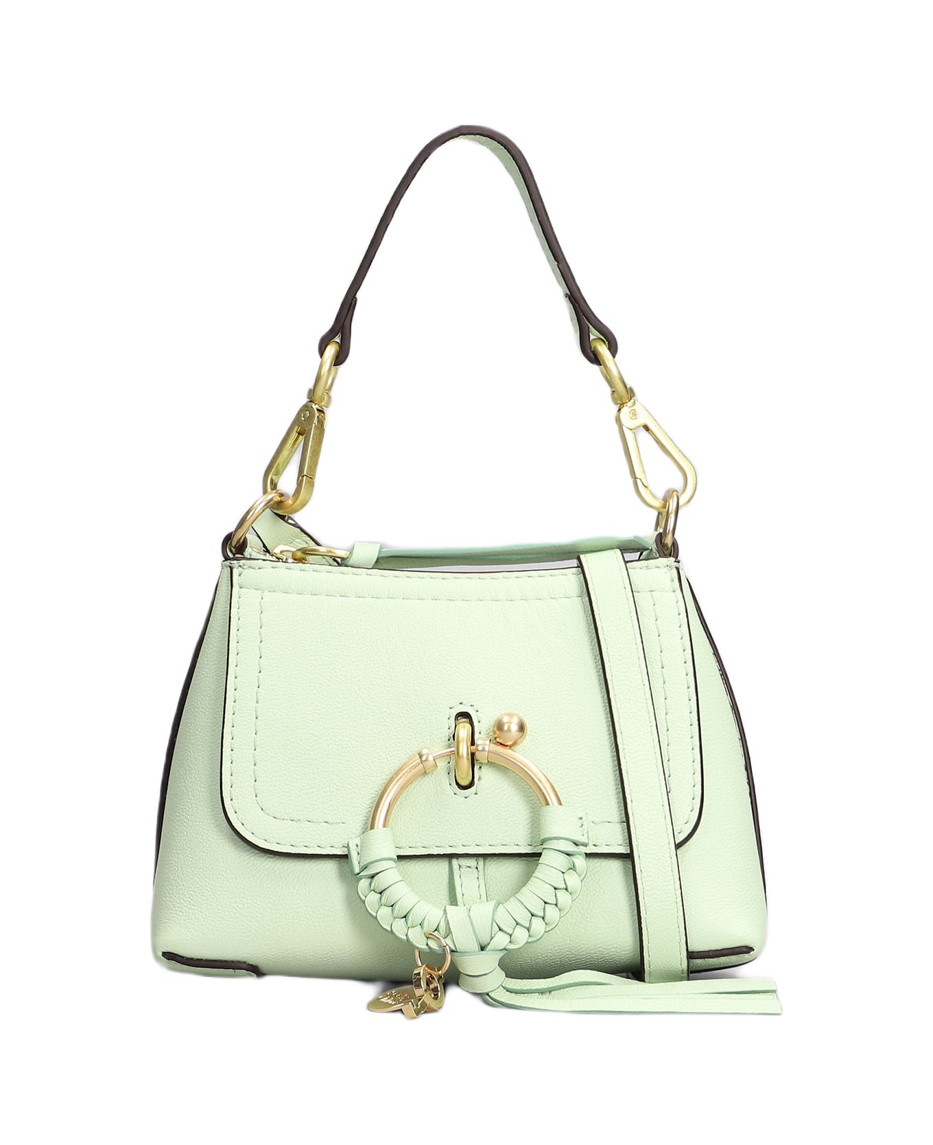 See by Chloé Joan Mini Shoulder Bag In Green Leather - green