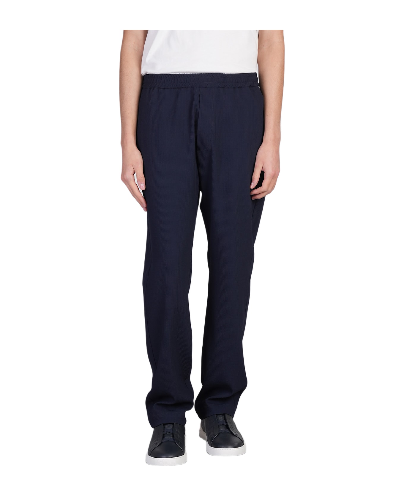 Barena Riobarbo Pants In Blue Wool - blue