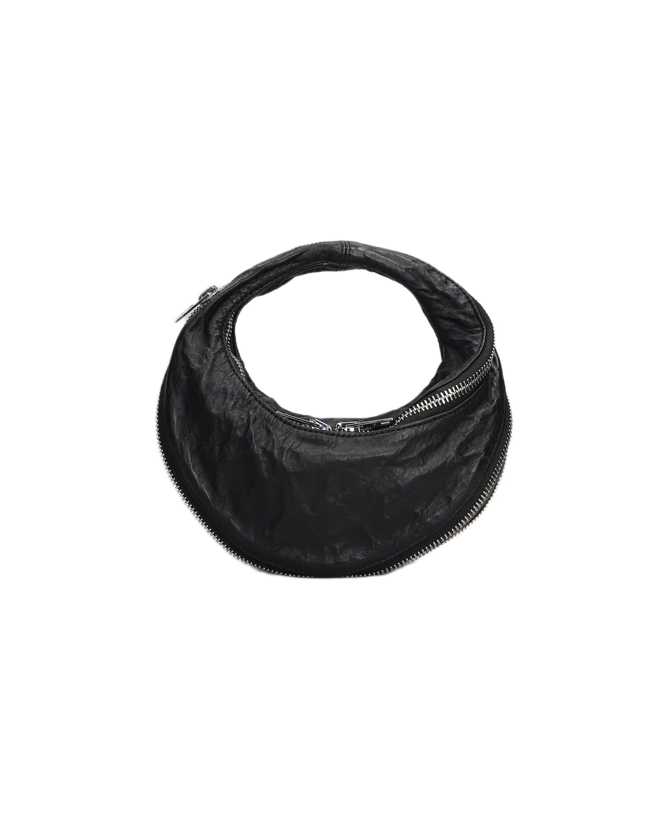 Alexander Wang Twist Mini Bag Shoulder Bag In Black Leather - BLACK