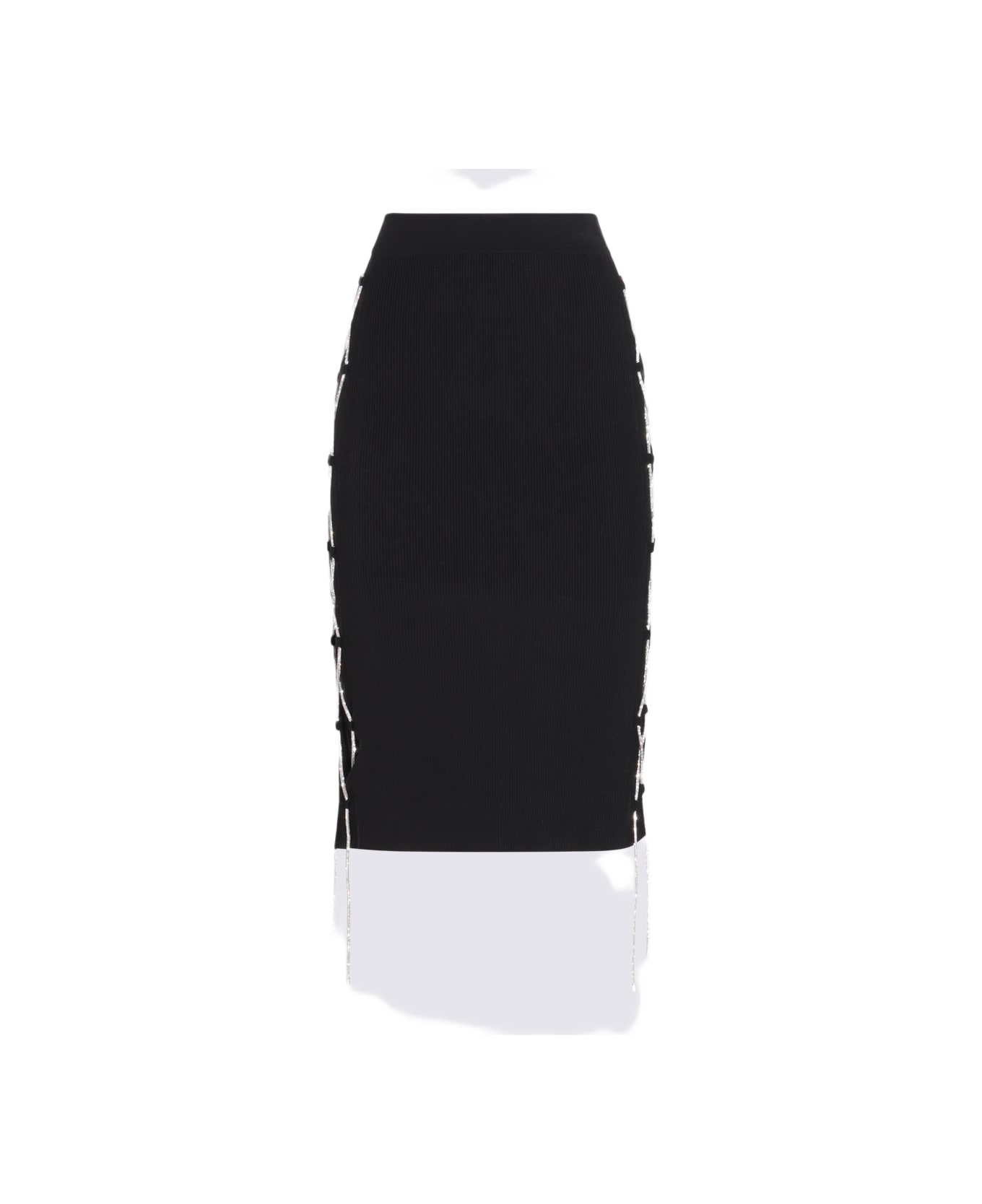 Giuseppe di Morabito Black Cotton Blend Skirt - Black