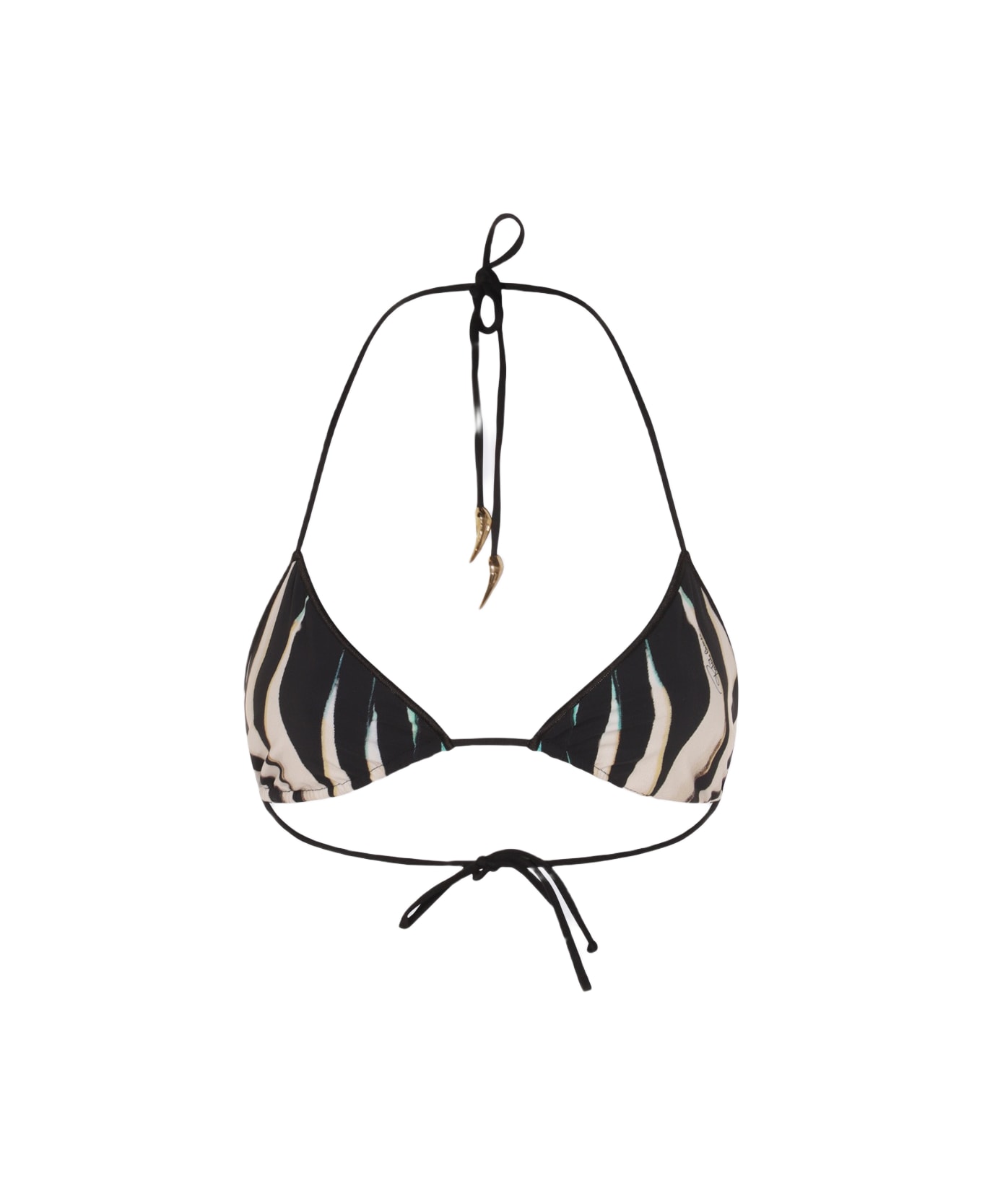 Roberto Cavalli Black And White Beachwear - Turquoise