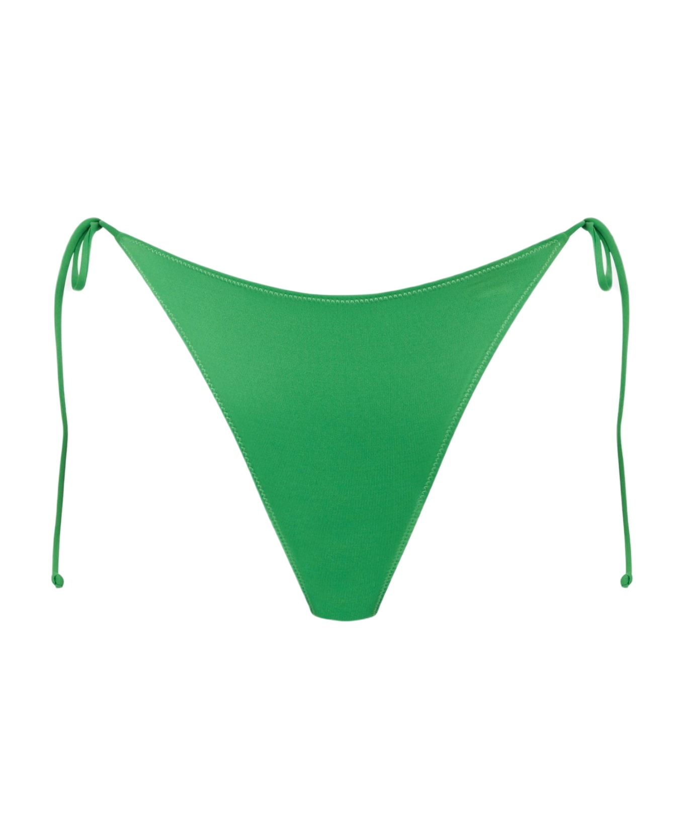 MC2 Saint Barth Woman Green Swim Briefs With Side Laces - GREEN
