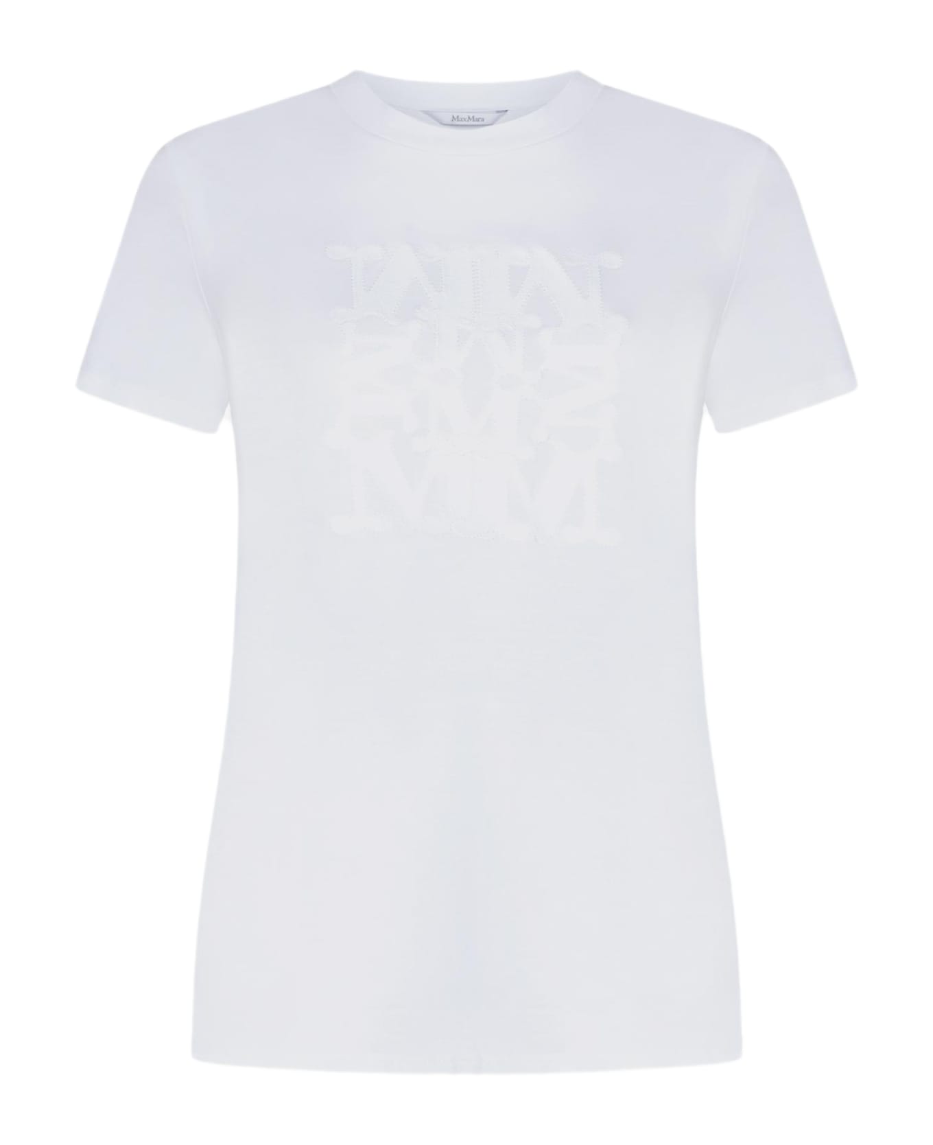 Max Mara Taverna Logo Cotton T-shirt Tシャツ