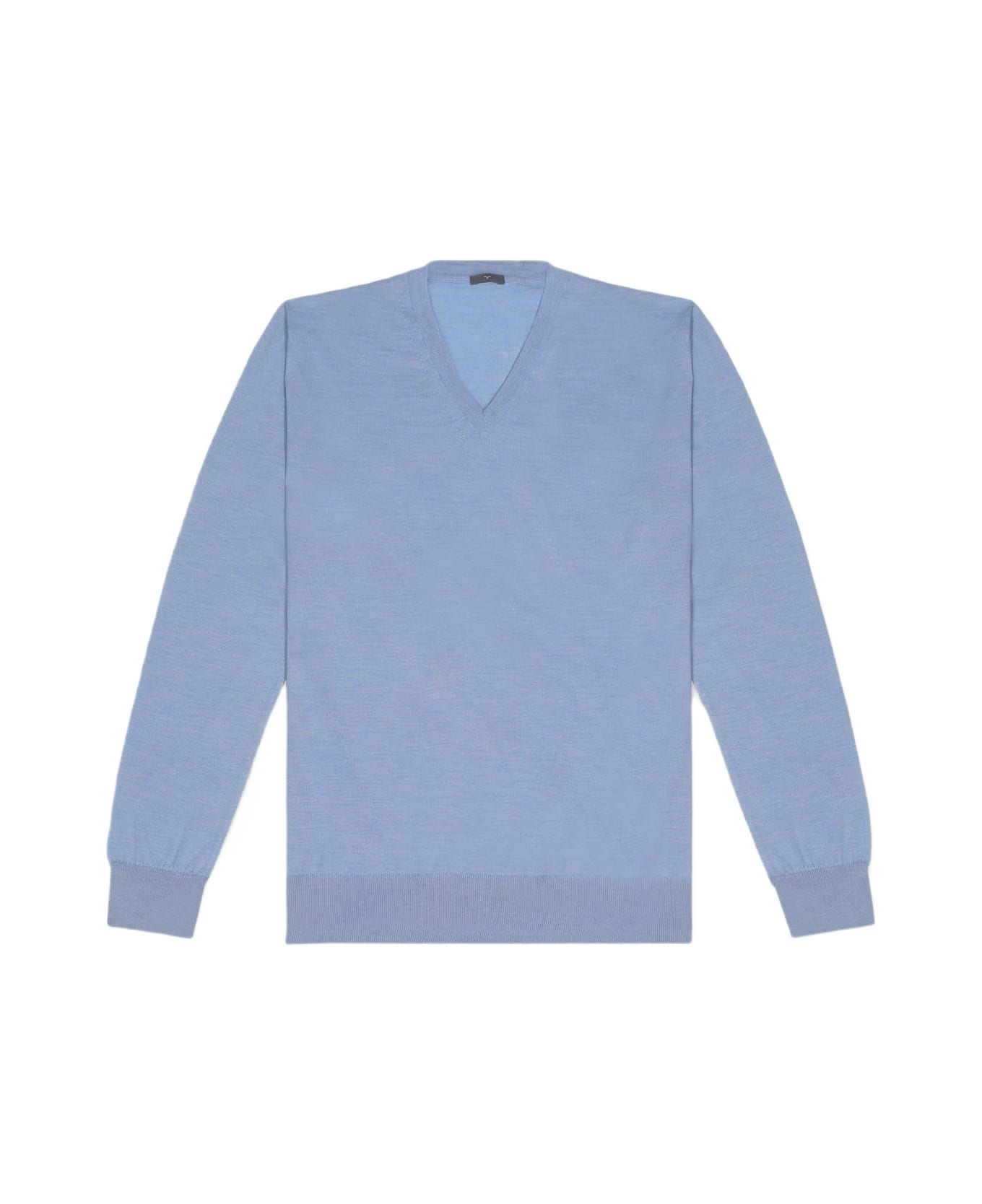 Larusmiani V-neck Sweater Pullman Sweater - Navy