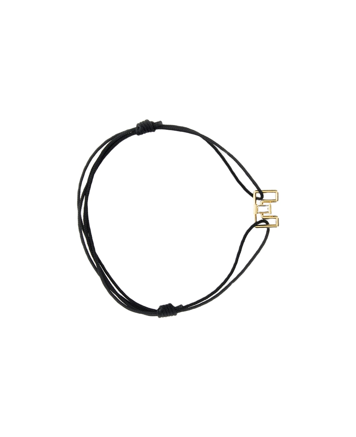 Aliita Letter E Bracelet - Black