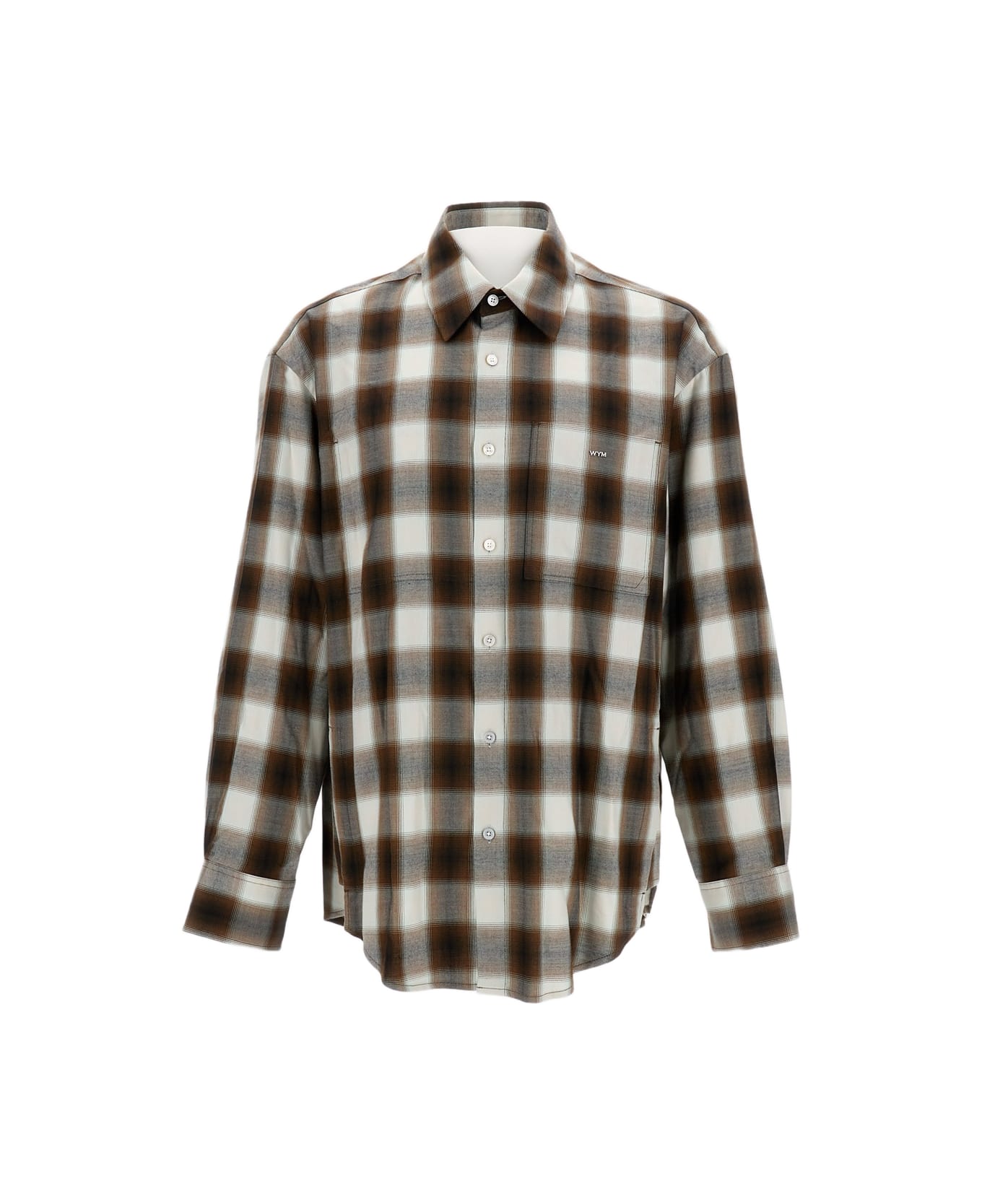 WOOYOUNGMI Checked Shirt - Green