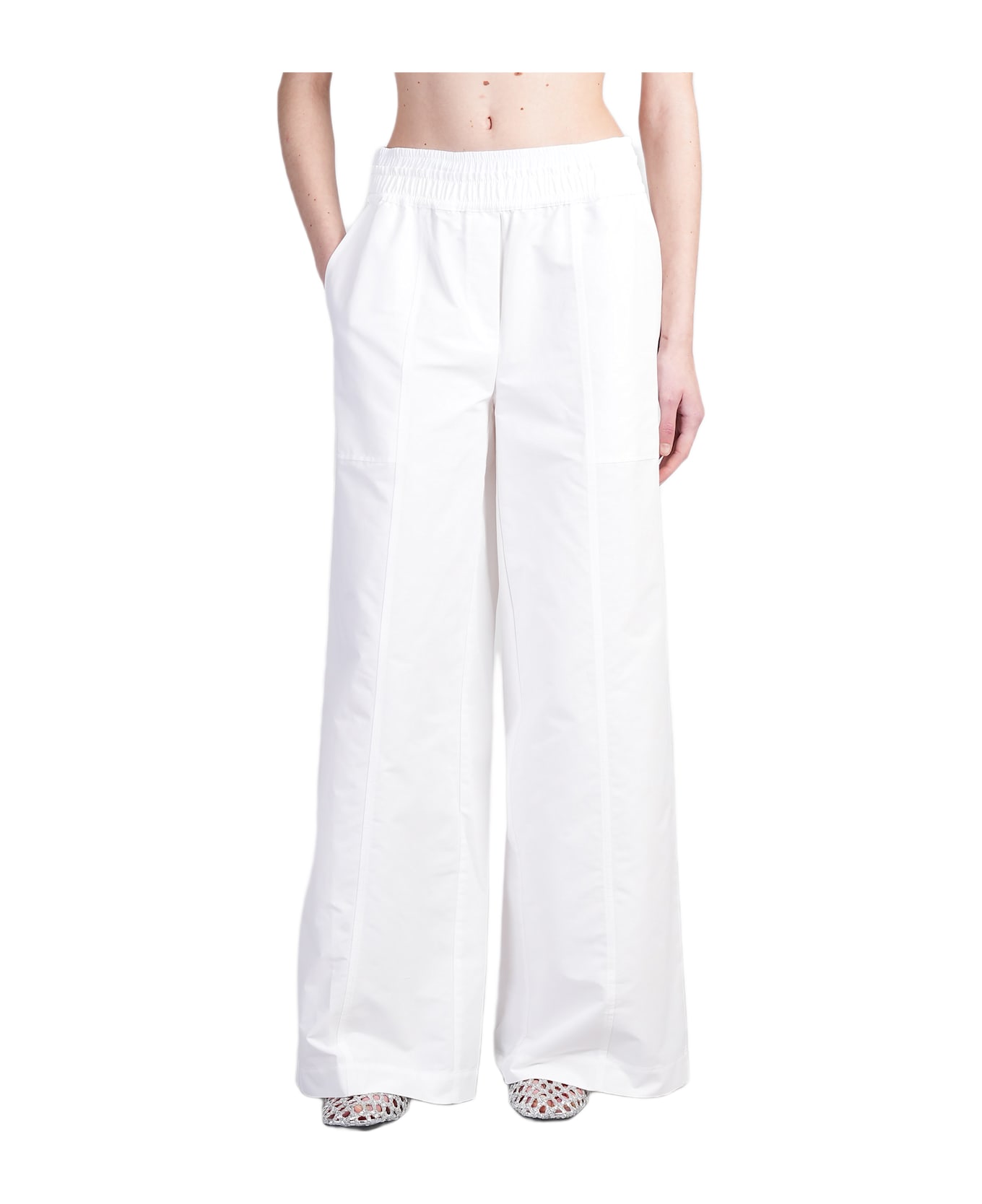 Simkhai Olly Pants In White Cotton - white