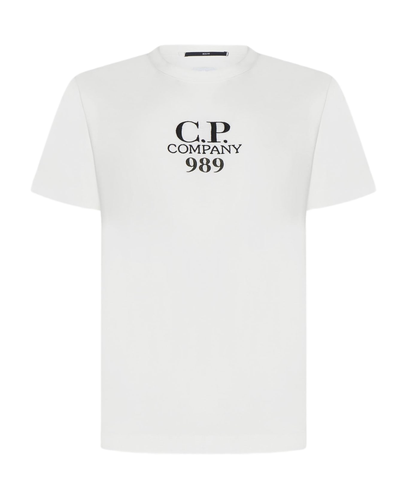C.P. Company Logo Cotton T-shirt - GAUZE WHITE シャツ