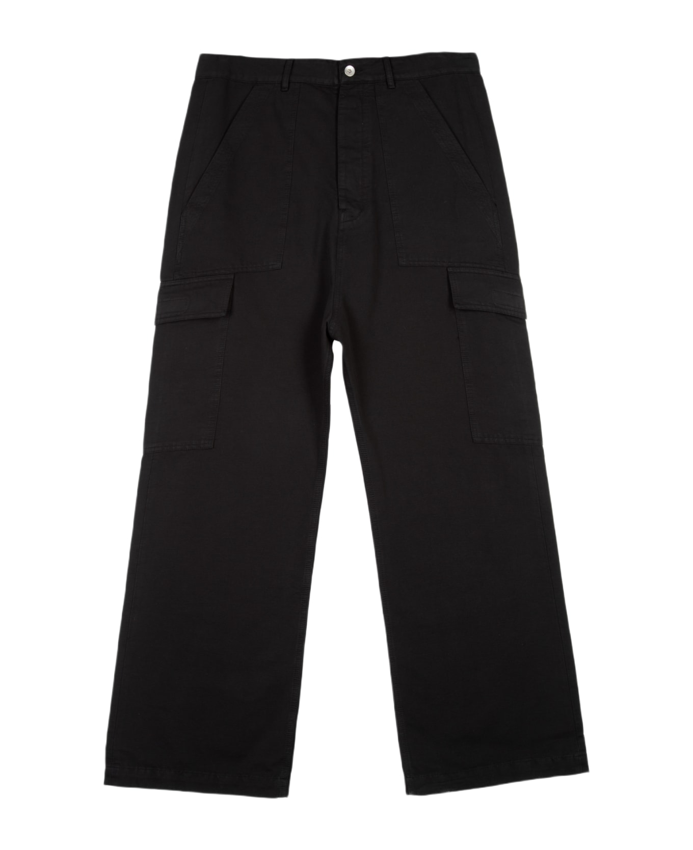 DRKSHDW Cargo Trousers Black Cotton Cargo Pant - Cargo Trousers - Nero