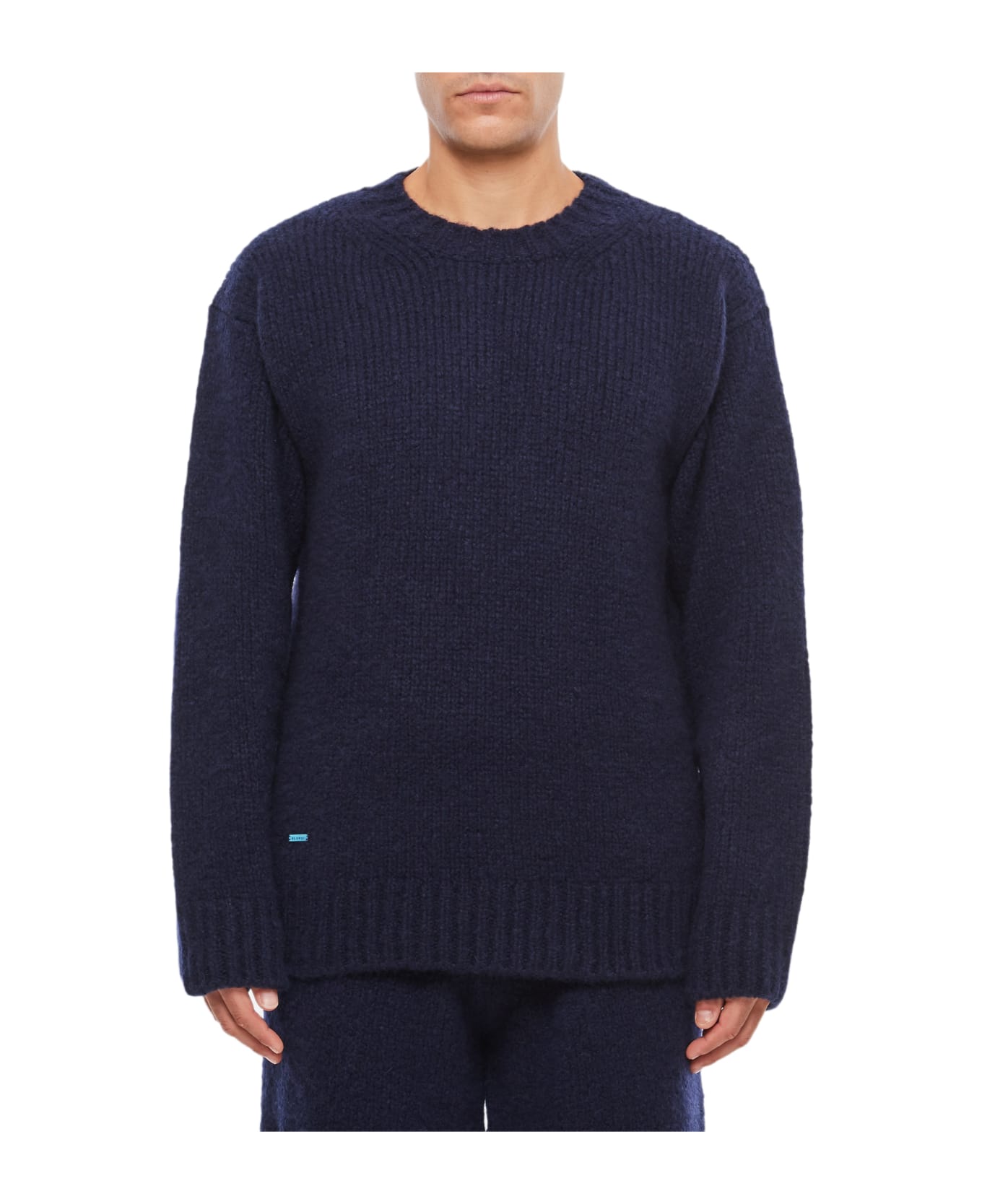 Alanui Crewneck Sweater - Blue ニットウェア