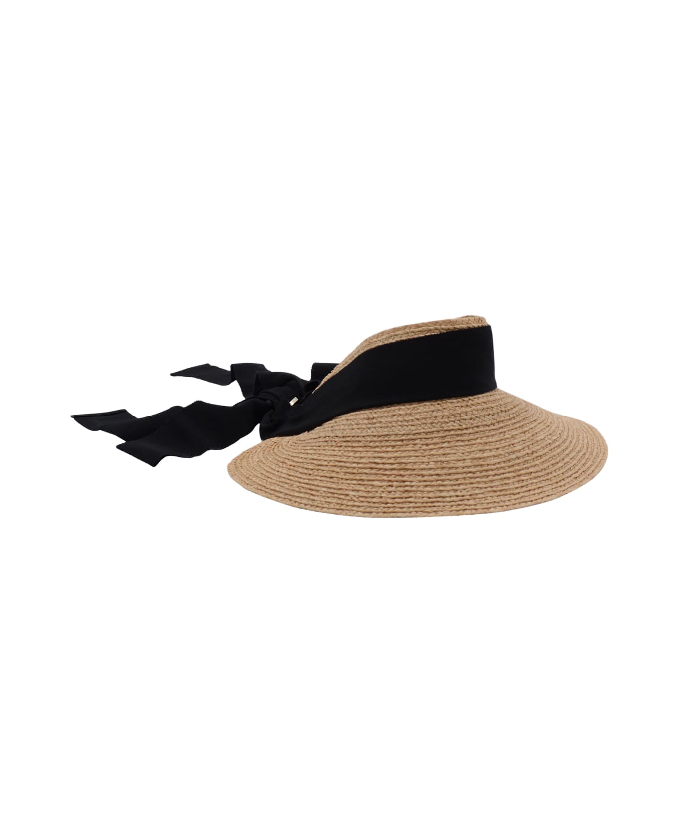 Helen Kaminski Natural And Black Raffia Sabina Hat